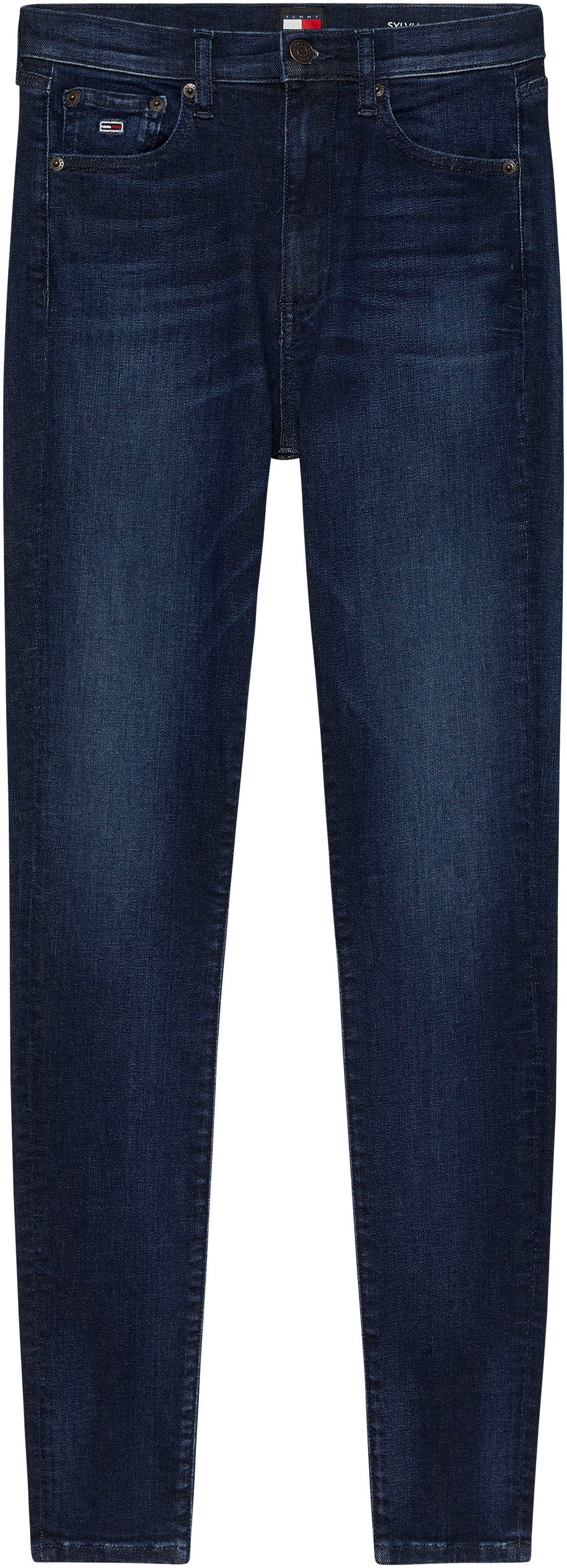Tommy Bequeme Jeans Jeans mit kaufen Ledermarkenlabel »Sylvia«, BAUR für |