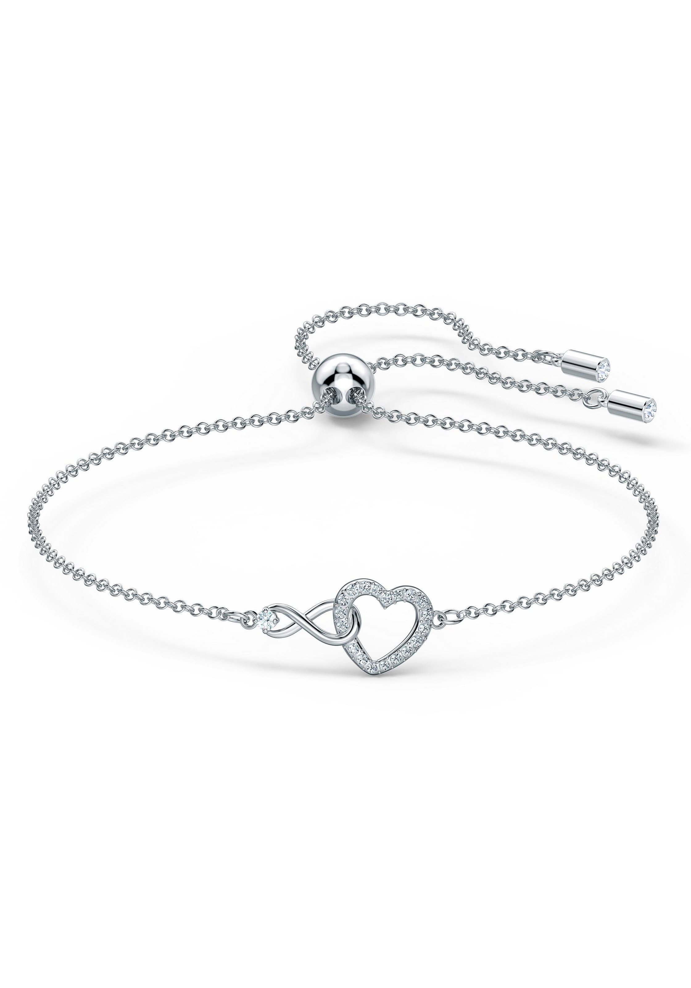Swarovski Armband »Herz/Unendlichkeitsschleife, Infinity Heart, BAUR mit 5524421«, bestellen Swarovski® Kristallen 