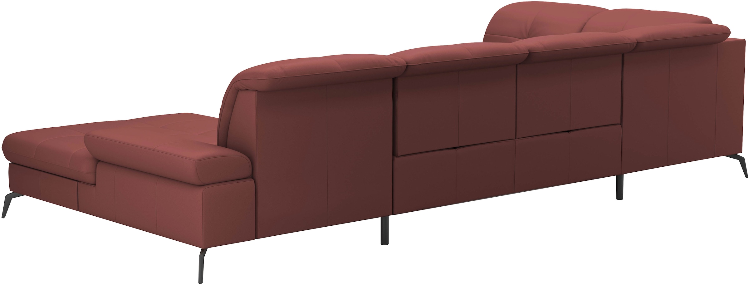sit&more Wohnlandschaft »Amica, U-Form, inkl. Sitztiefenverstellung und Armteilverstellung«, wahlweise mit Kopfteilverstellung, Bettfunktion und Bettkasten