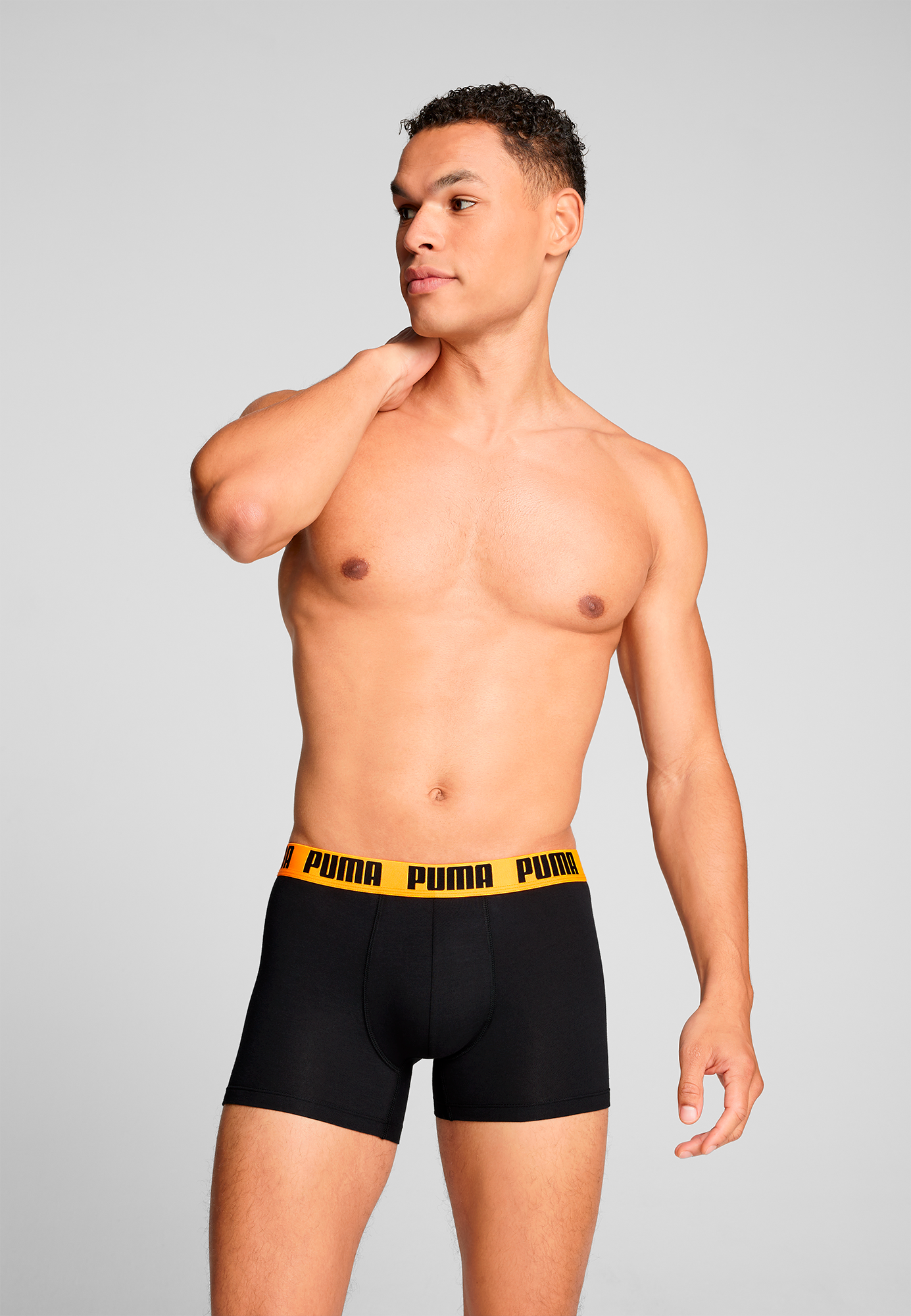 PUMA Boxershorts »PUMA MEN EVERYDAY BASIC BOXERS 2P«, (2er Pack), mit Logobund