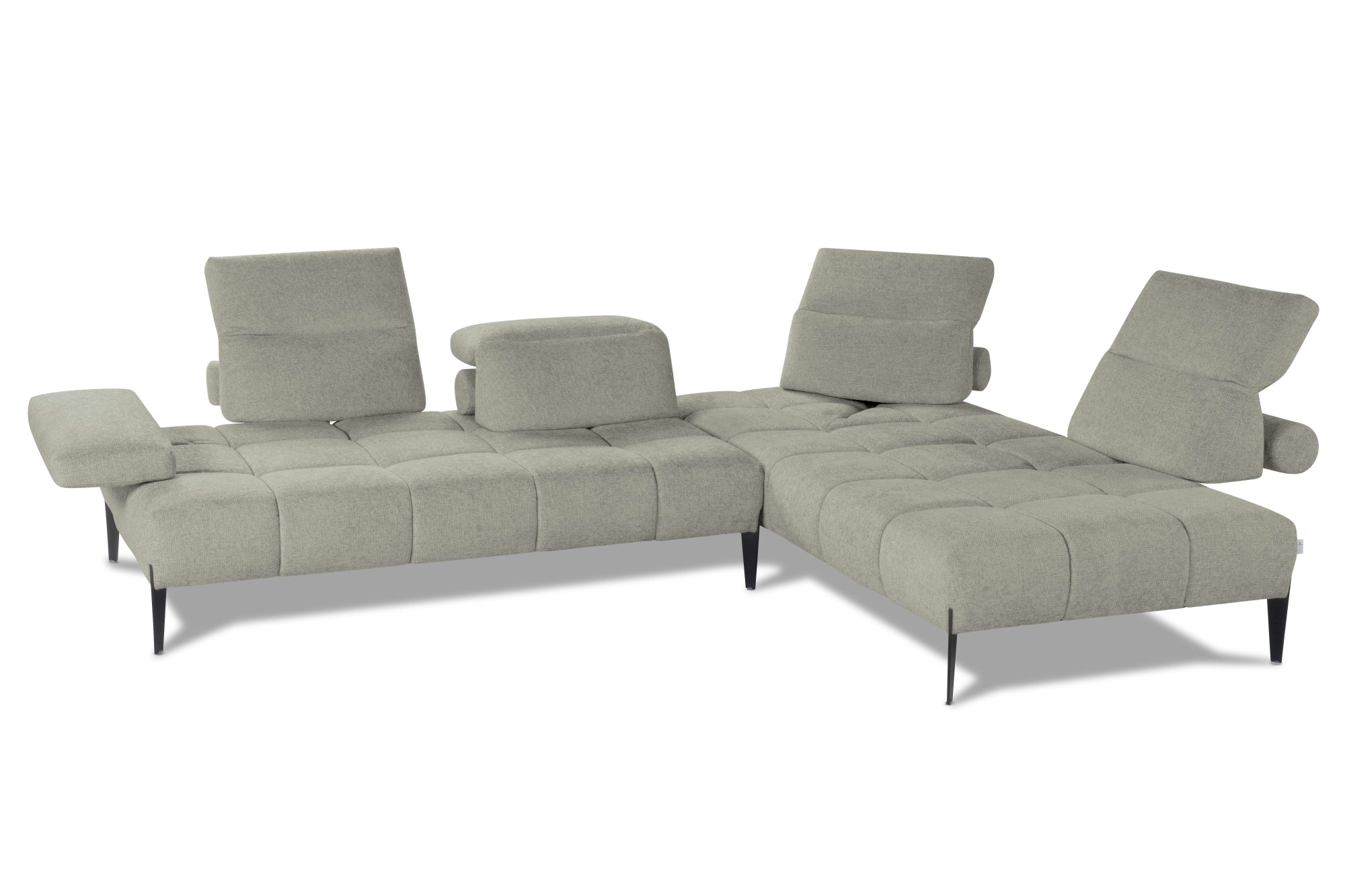 CALIA ITALIA Ecksofa "Skyline, Made in Italy, Design-Sofa, L-Form, mit Sitz günstig online kaufen