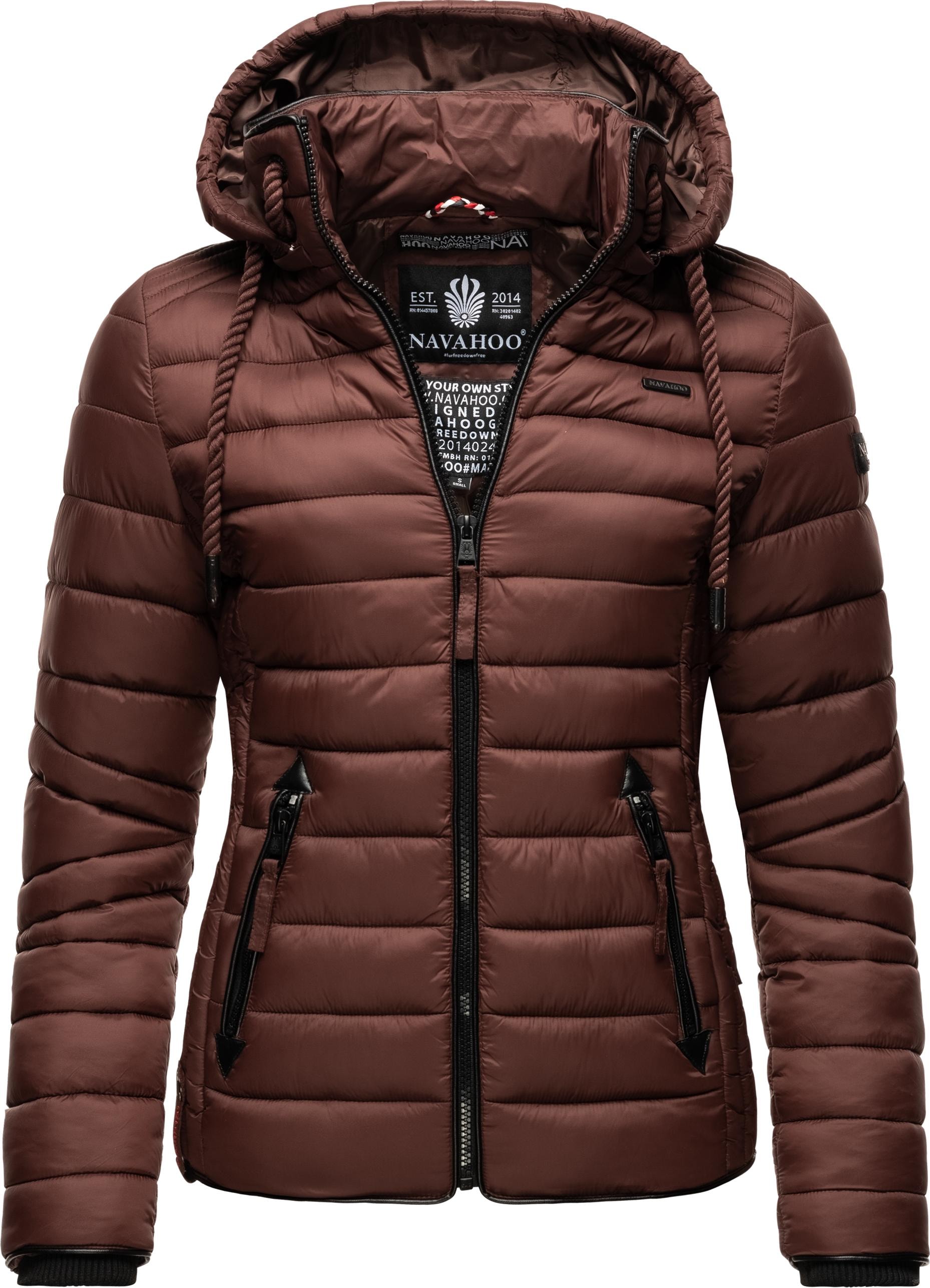 Navahoo Steppjacke »Elva«, mit Kapuze, stylische Damen Winterjacke mit  Kapuze online kaufen | BAUR