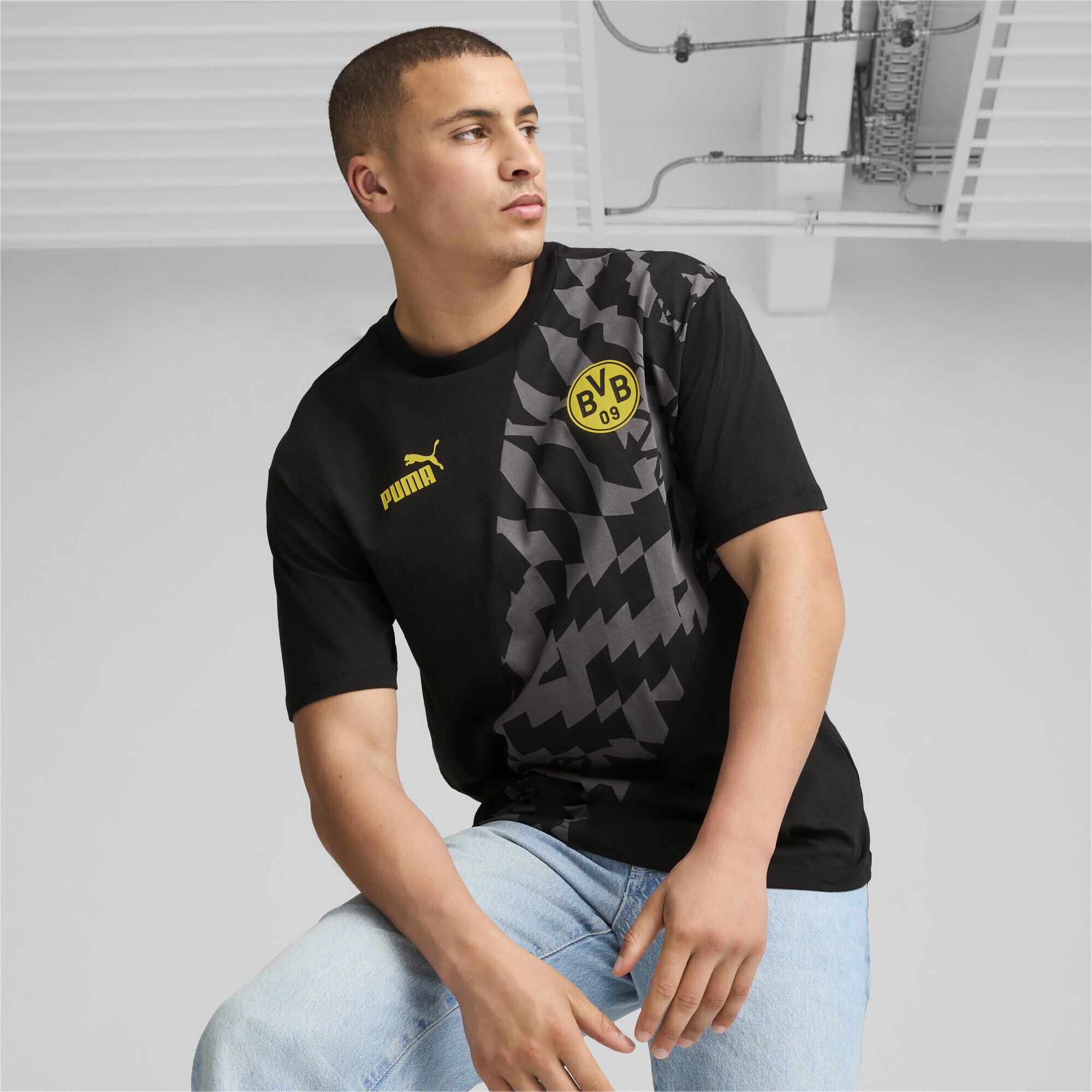 PUMA T-Shirt »Borussia Dortmund ftblCULTURE+ T-Shirt Herren«