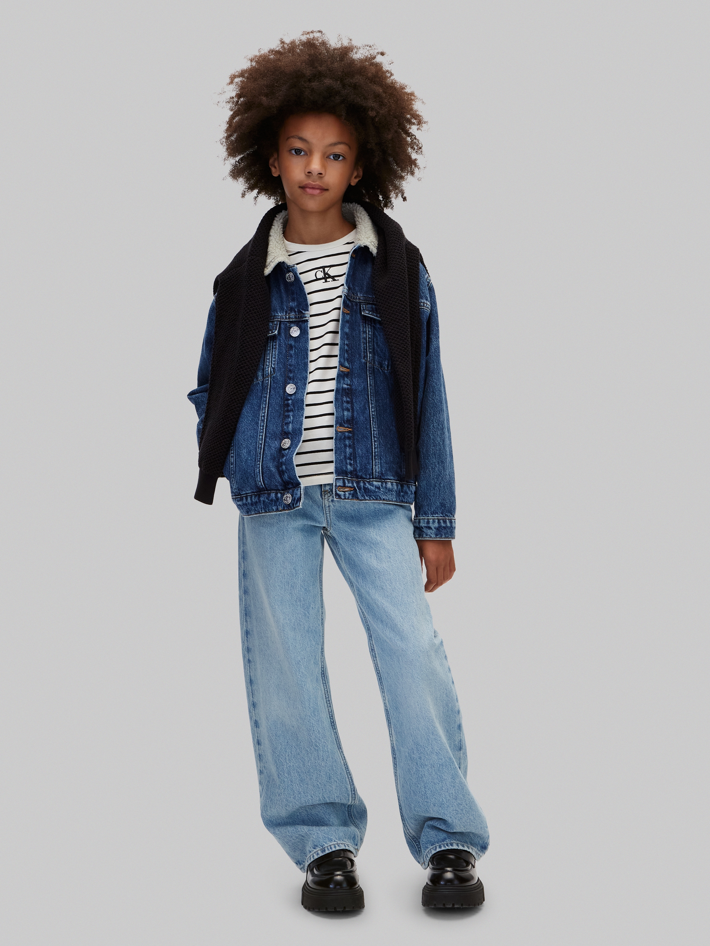 Calvin Klein Langarmshirt »CK STRIPE LS T-SHIRT« Regular fit mit Streifenmuster