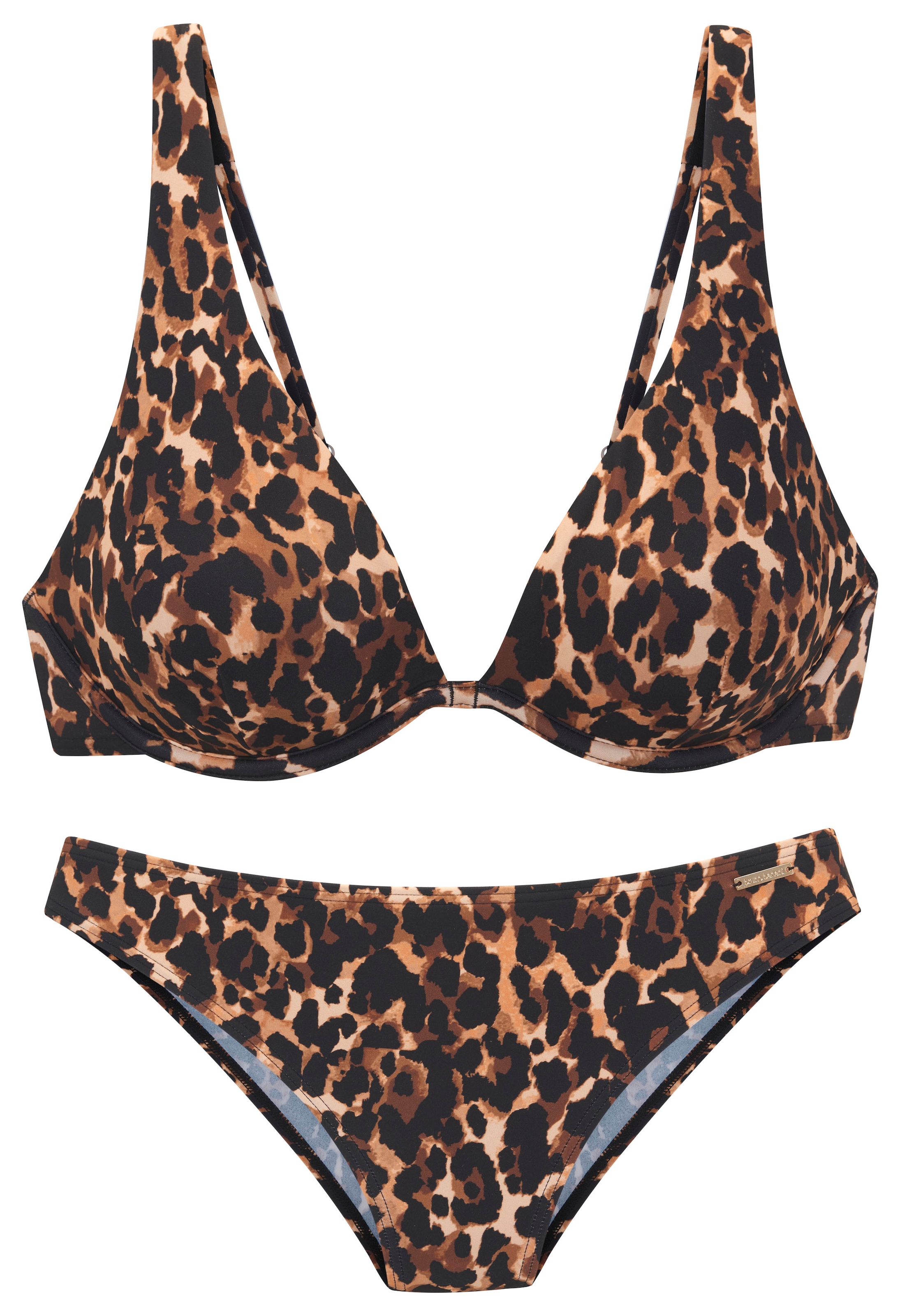 Bruno Banani Bügel-Bikini, mit modischem Animal-Design