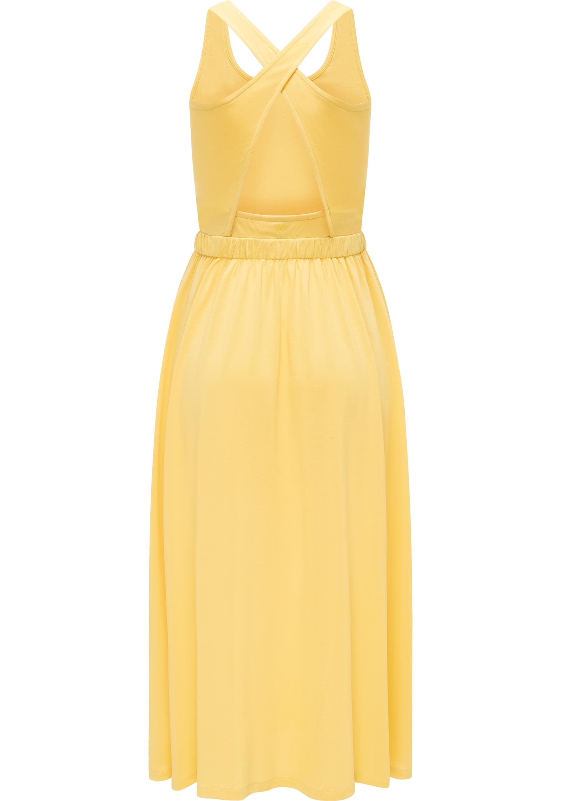 Ragwear Shirtkleid »Mauglia YOUMODO« Eingrifftaschen Sommerkleid mit Trägern und Taillenzugband