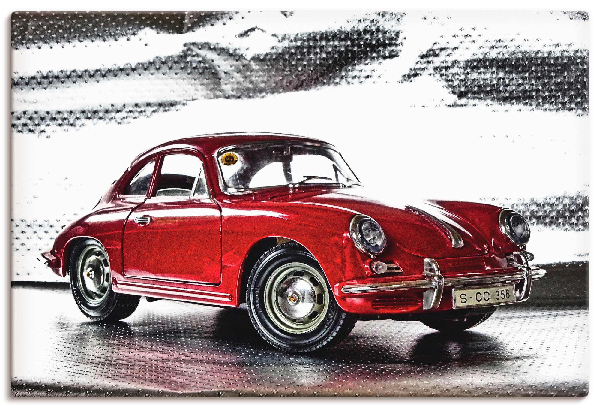 Artland Wandbild "Klassiker - Der Porsche 356" Auto 1 Stk. tlg. als Alubild günstig online kaufen