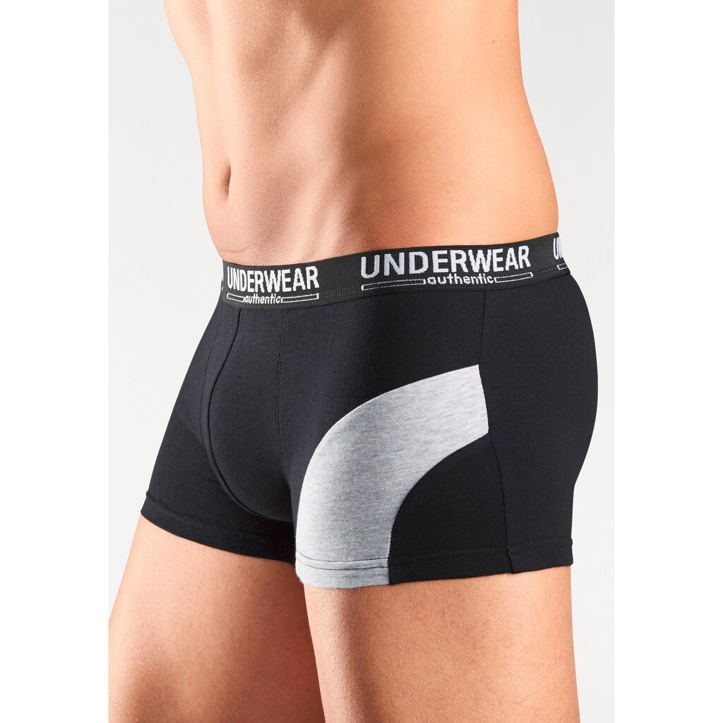 AUTHENTIC UNDERWEAR Boxershorts, (Packung, 4 St.)