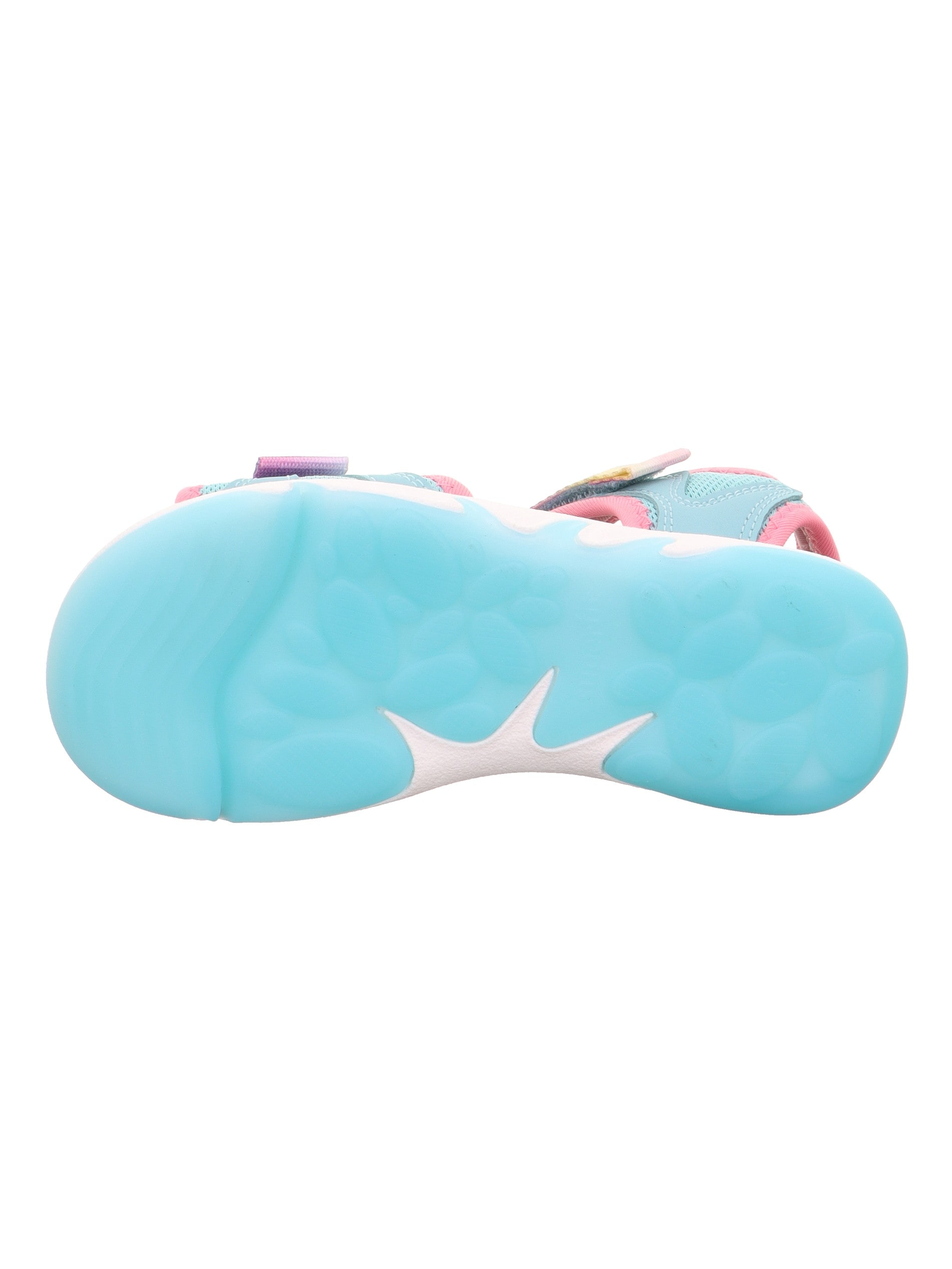 Superfit Sandale »PEBBLES WMS: mittel«  Sandalette mit süßem Motiv, Größenschablone zum Download