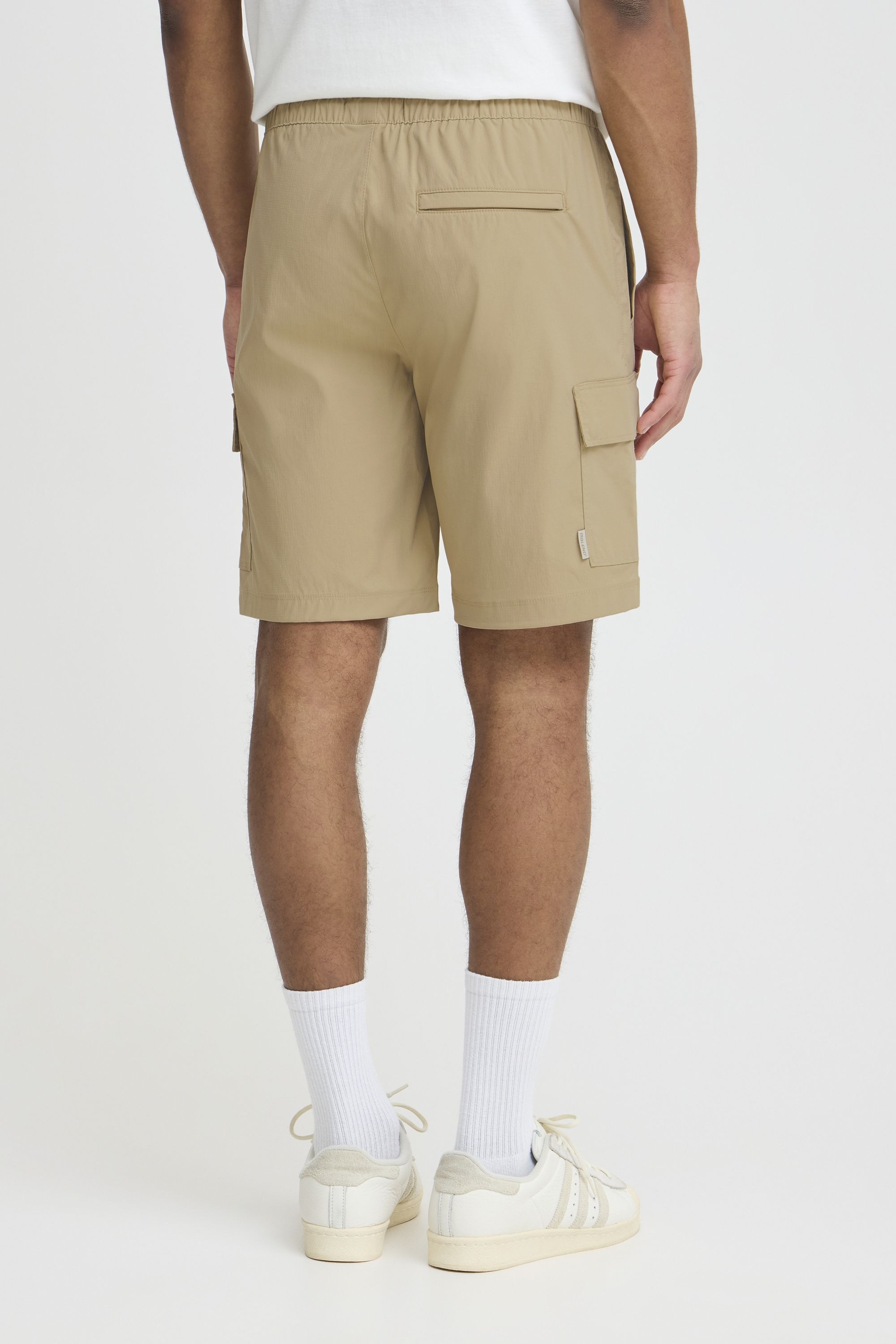Cargoshorts BLEND "BHEdgar", Herren, Gr. M, US-Größen, cornstalk, 97% Nylon, 3% Elasthan, bedruckt, Basic, normal normal, Hosen, Lässige Cargo-Shorts mit Taschen 6