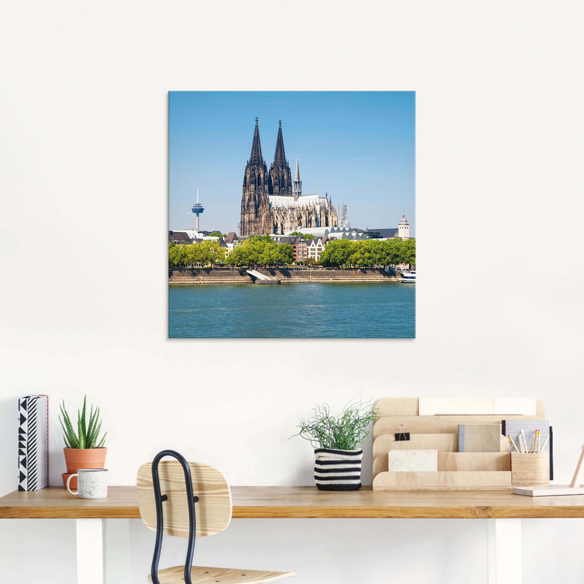 Artland Glasbild »Kölner Dom«, Gebäude, (1 St.), in verschiedenen Größen
