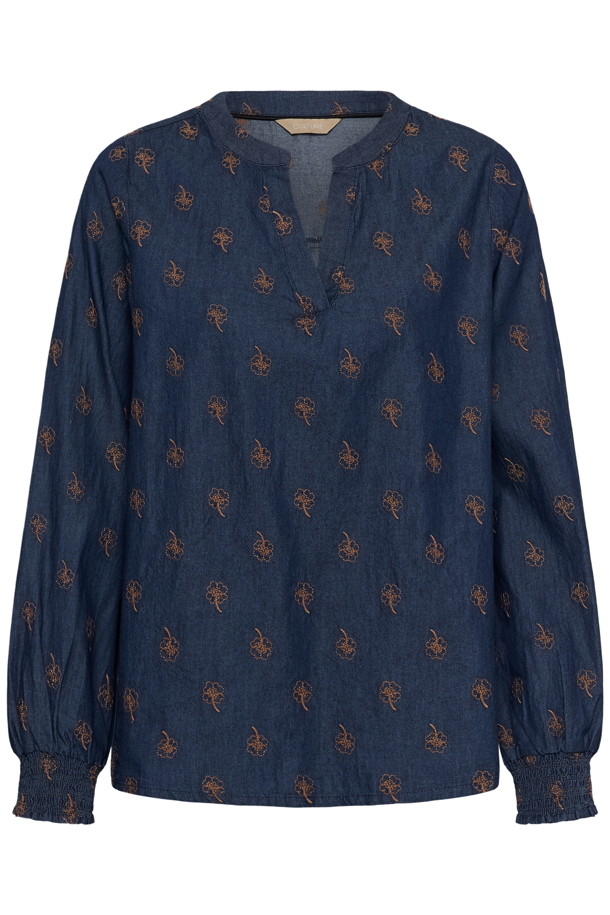 Culture Kurzarmbluse "Damen Bluse kurzarm CUclover"