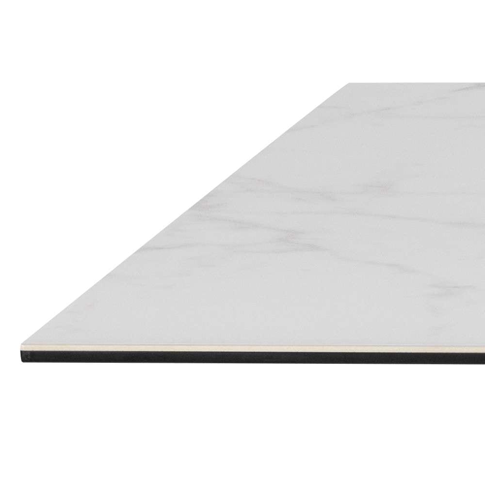 ACTONA GROUP Esstisch »Heaven«, weißer Keramik-Tischplatte, schwarzem Stahlkreuz, L: 200 cm