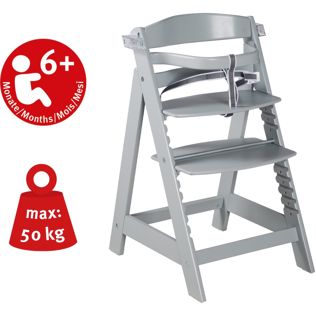 roba® Hochstuhl »Treppenhochstuhl Sit Up Click & Fun, taupe«