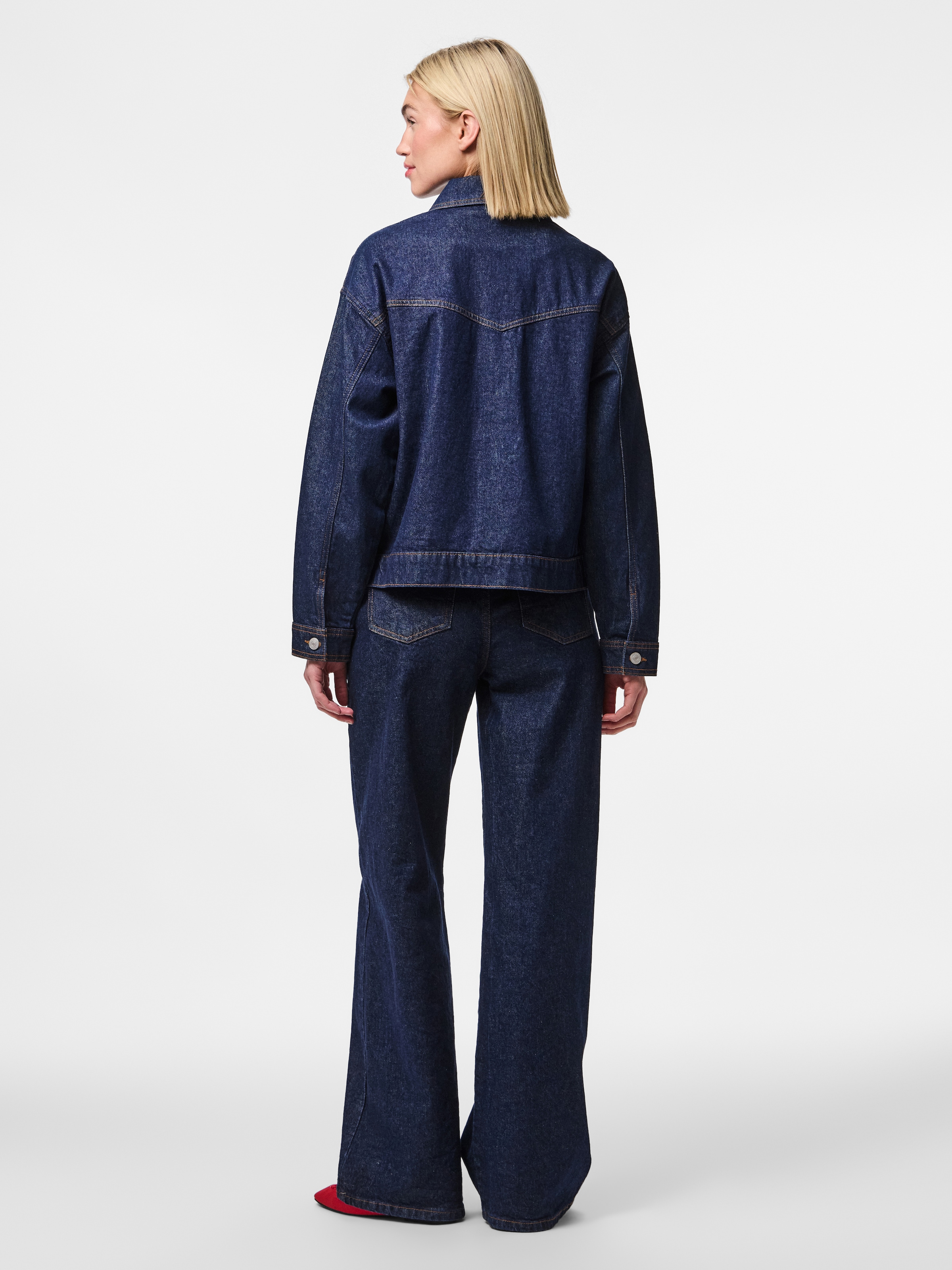 pieces Jeansjacke »PCELMA DENIM JACKET NOOS BC«, ohne Kapuze