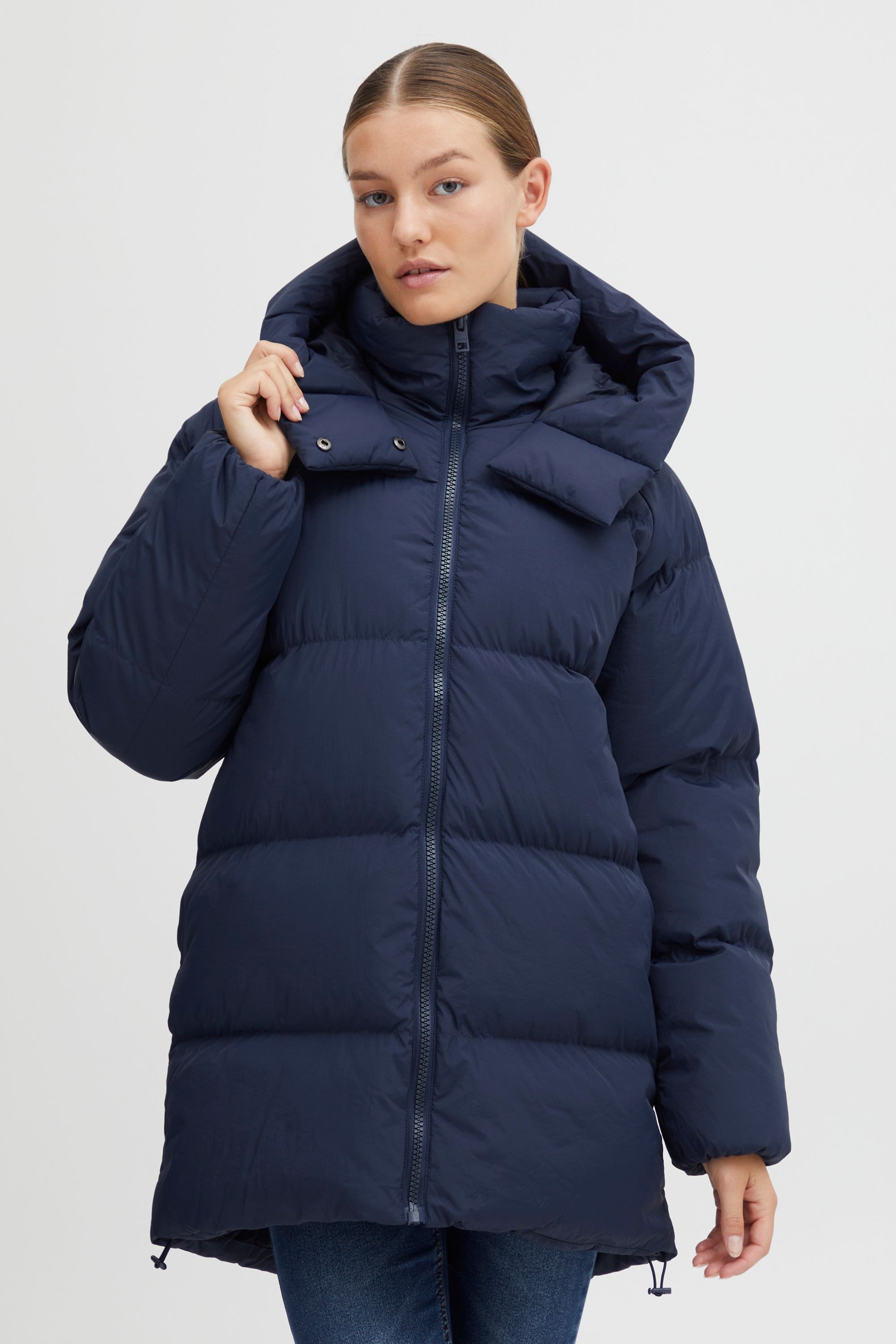 OXMO Steppjacke »Steppjacke OXEllie«, mit Kapuze