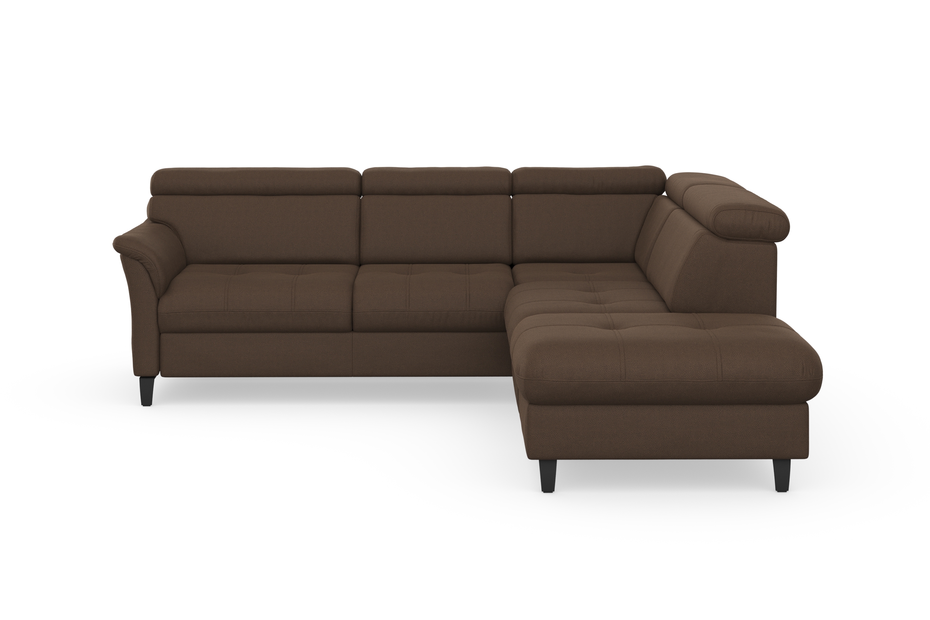 sit&more Ecksofa "Marano L-Form" inklusive Kopfteilverstellung, optional Schlaffunktion & Bettkasten