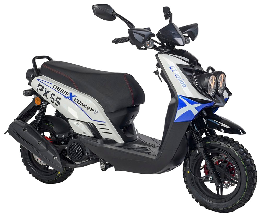GT UNION Motorroller »PX55 Cross Conzept 125«, 124,6 cm³, 85 km/h, Euro 5, 8,4 PS, Luftgekühlter Motor