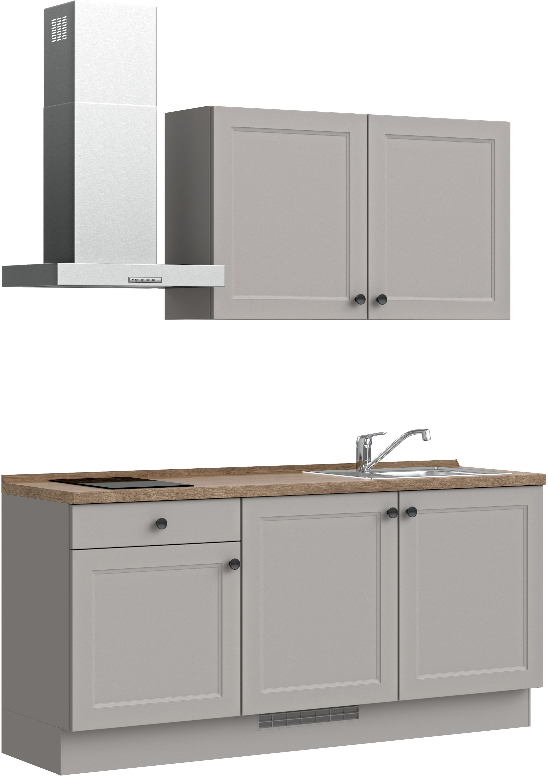 nobilia® Küchenzeile »"Cascada I"«, vormontiert, Ausrichtung wählbar, Breite 180 cm, wahlw. mit E-Geräten