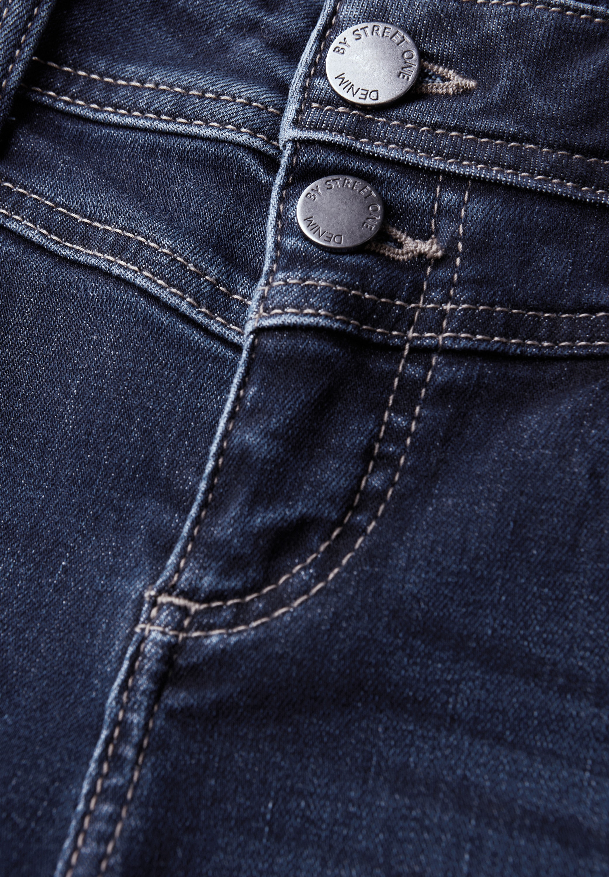 STREET ONE Slim-fit-Jeans, Middle Waist