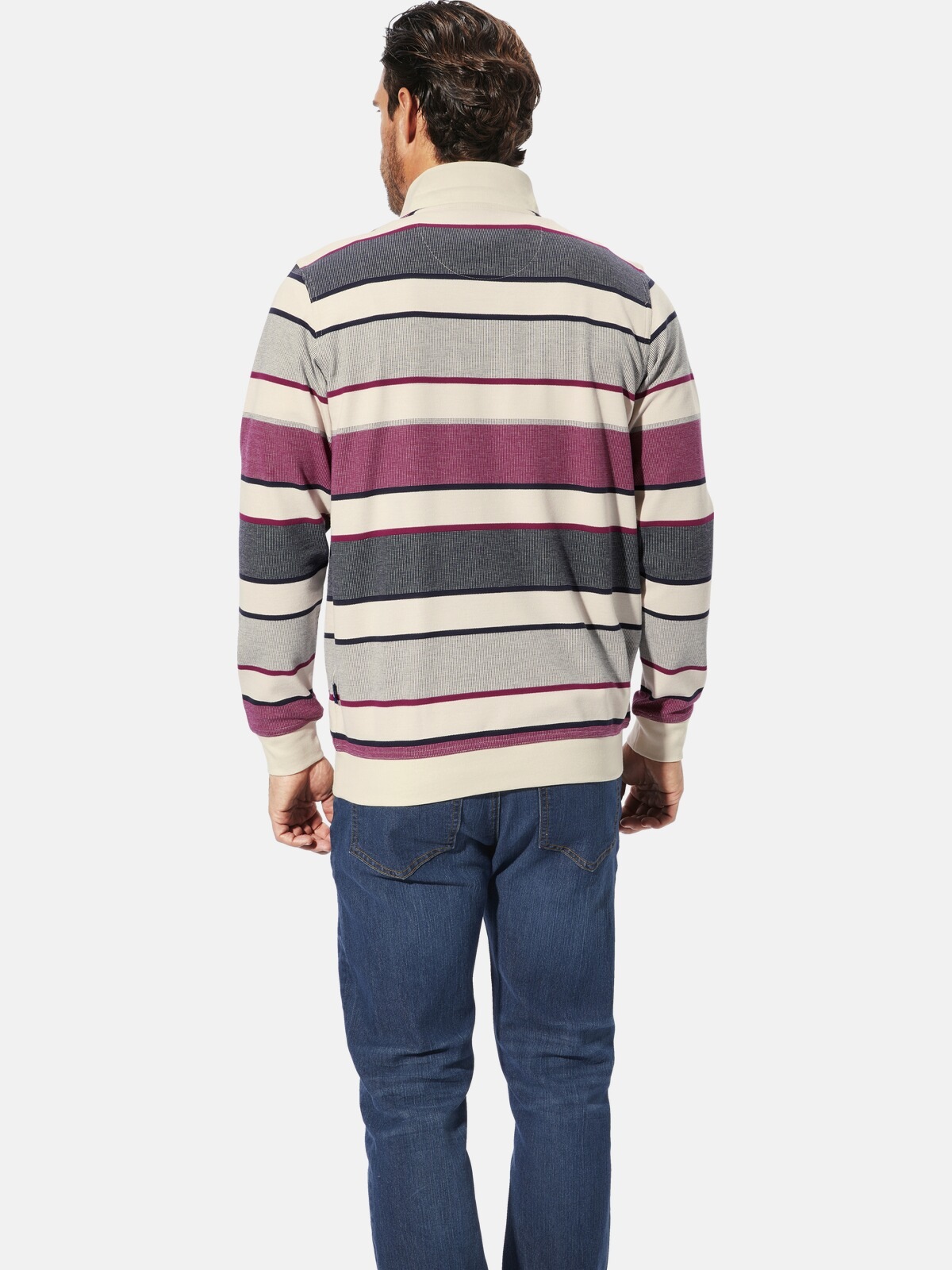 Babista Melrin Sweatshirt Beige Striped XXL 3