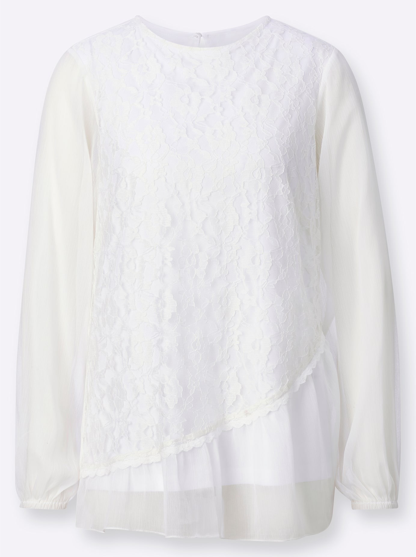 Classic Basics Spitzenbluse