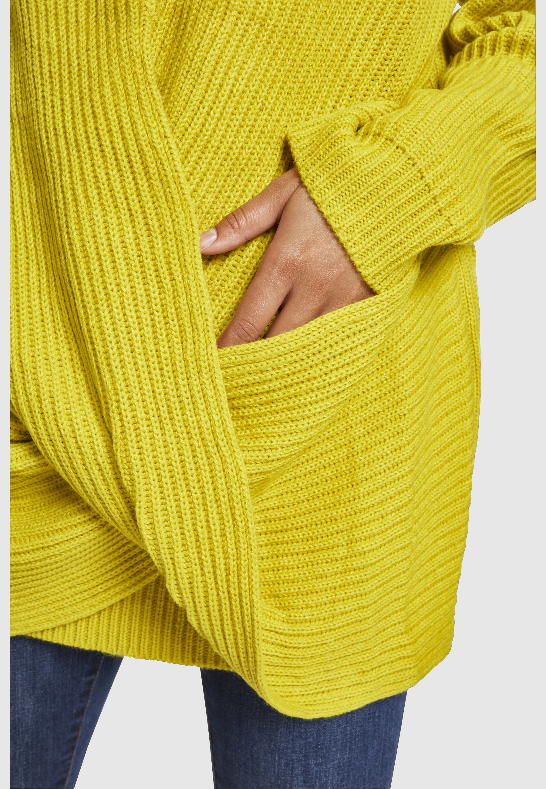 URBAN CLASSICS Sweatshirt »Urban Classics Damen Ladies Wrapped Sweater«, 1 Stk.
