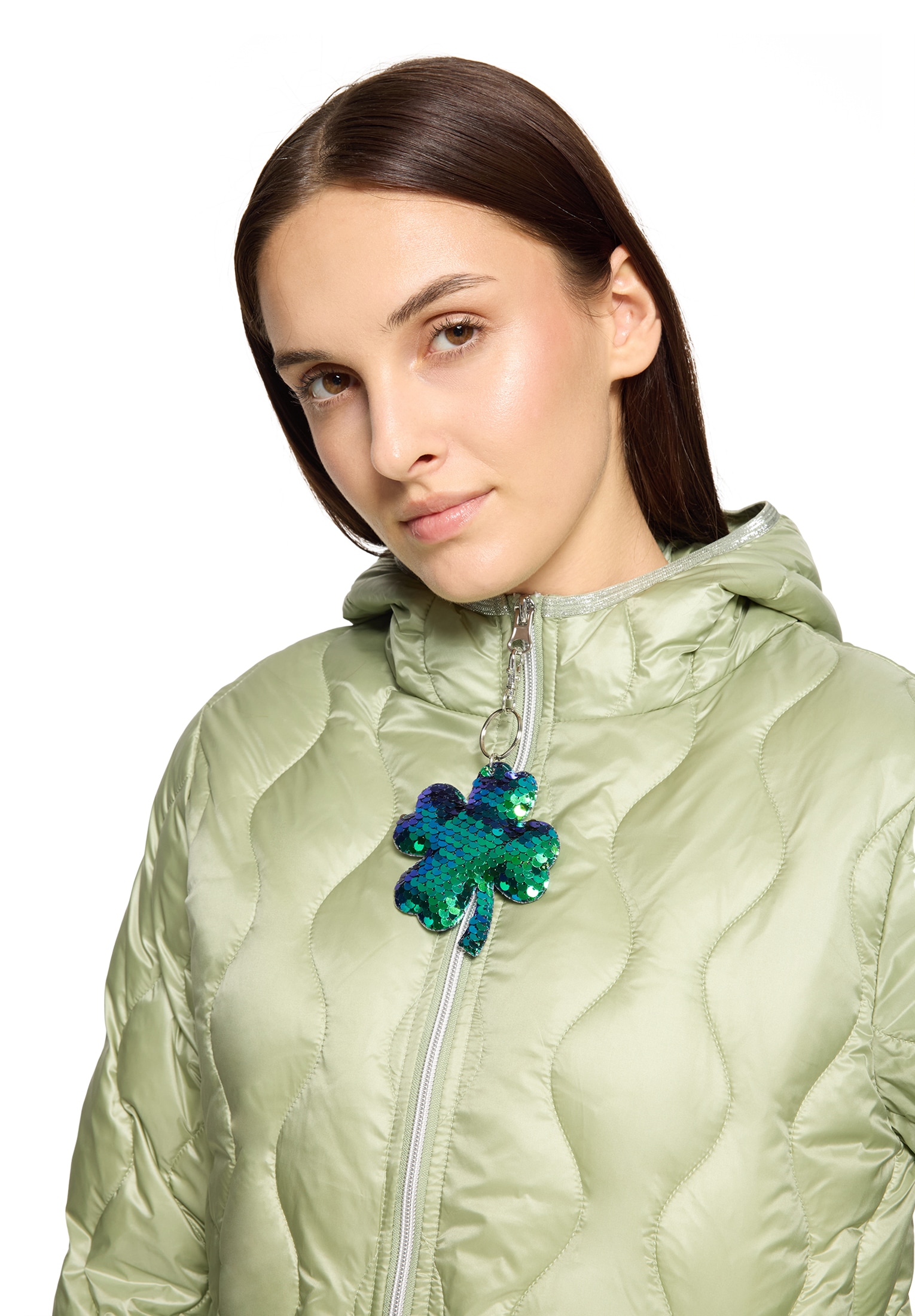 Cartoon Steppjacke »Damen mit Eingrifftaschen« mit Kapuze