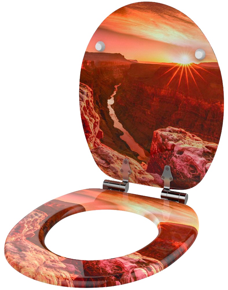 Sanilo WC-Sitz »Grand Canyon«, mit Absenkautomatik