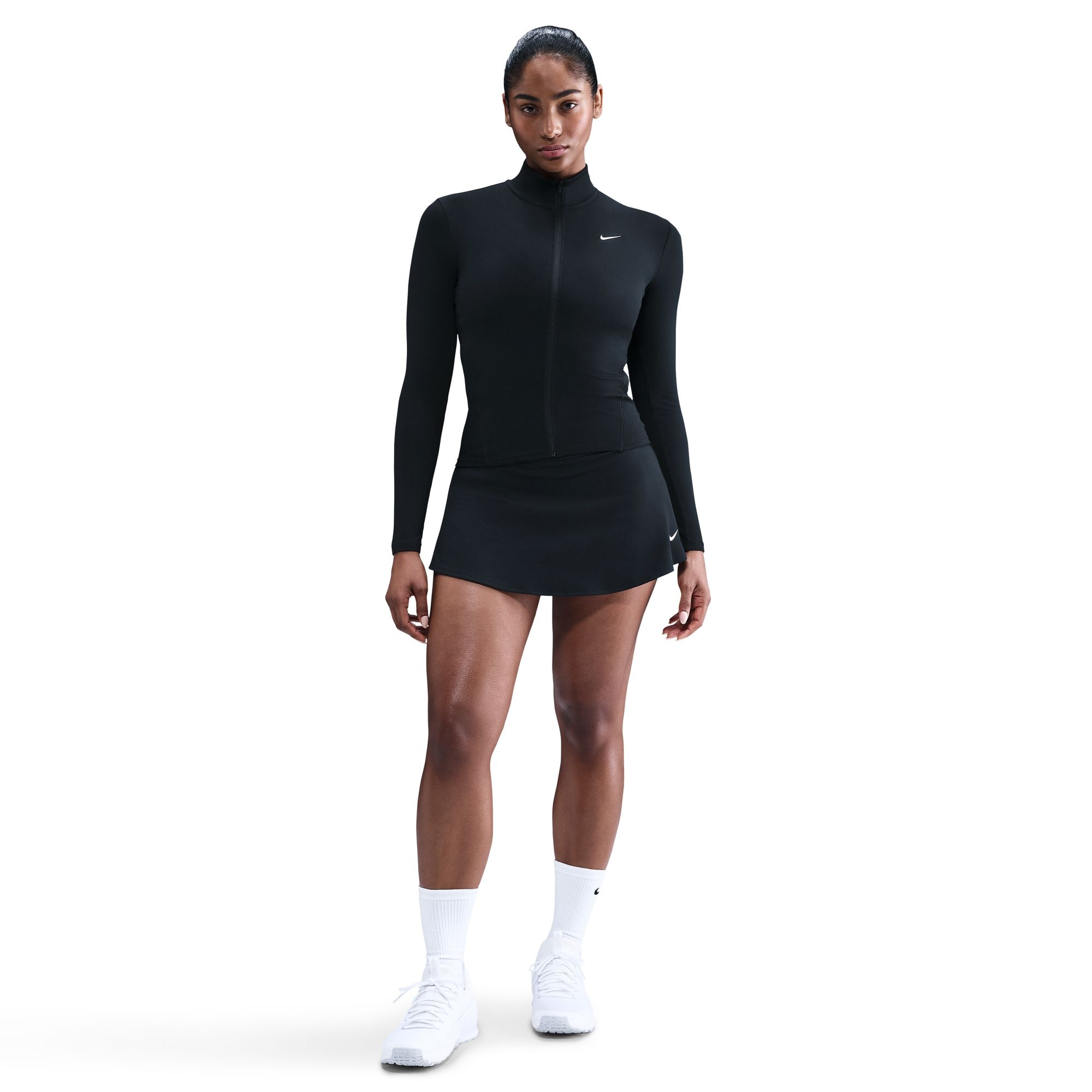 Nike Outdoorjacke »W NK ONE DF FZ FITTED JKT« sportlicher Stil, wasserabweisend, windabweisend, atmungsaktiv
