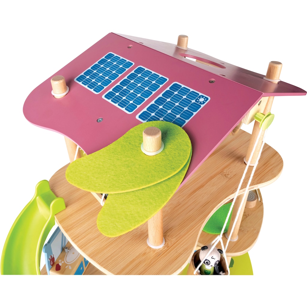 Hape Puppenhaus »Green Planet Explorer,Das Bambushaus der Pandas«