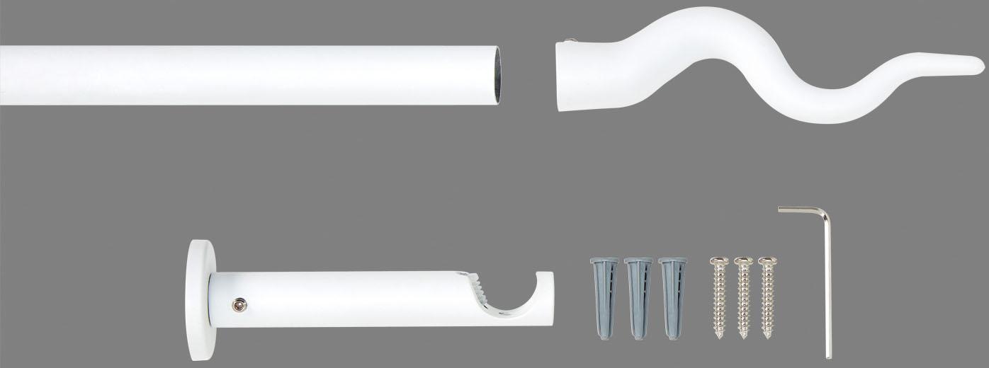 Good Life Vorhangstange "Sepa" Ø 20 mm 1 läufig-läufig Fixmaß günstig online kaufen