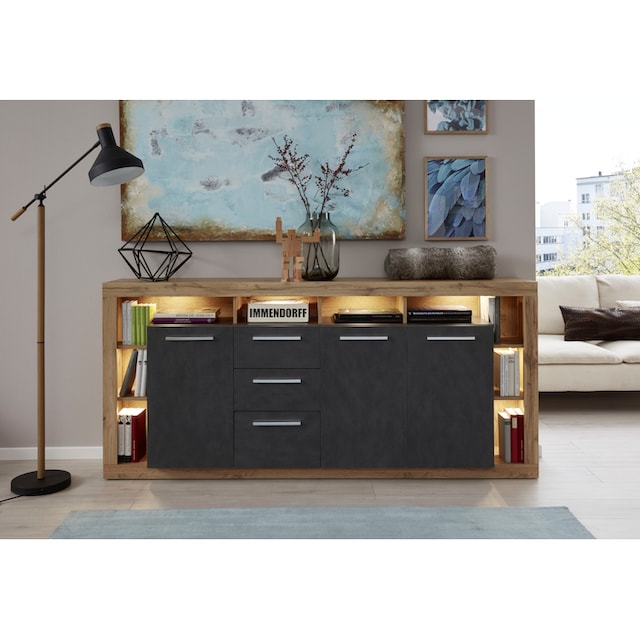 INOSIGN Sideboard »Gwendolyn«, moderner, großer Wohnzimmerschrank | BAUR