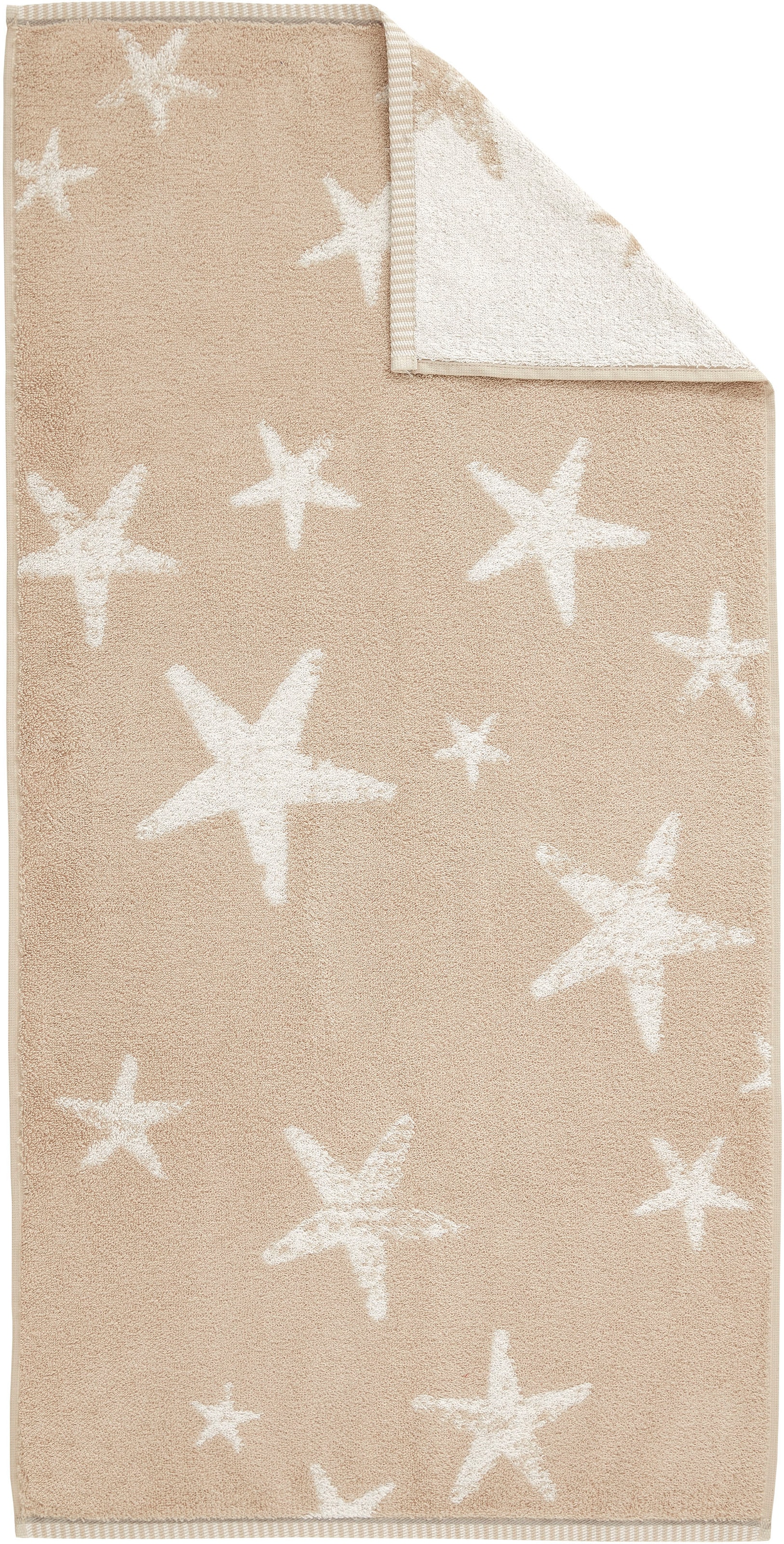Dyckhoff Handtuch Set »Maritim, Starfish«, (Set, 3 St., 2 Handtücher (50 x 100 cm)-1 Duschtuch (70 x 140 cm)