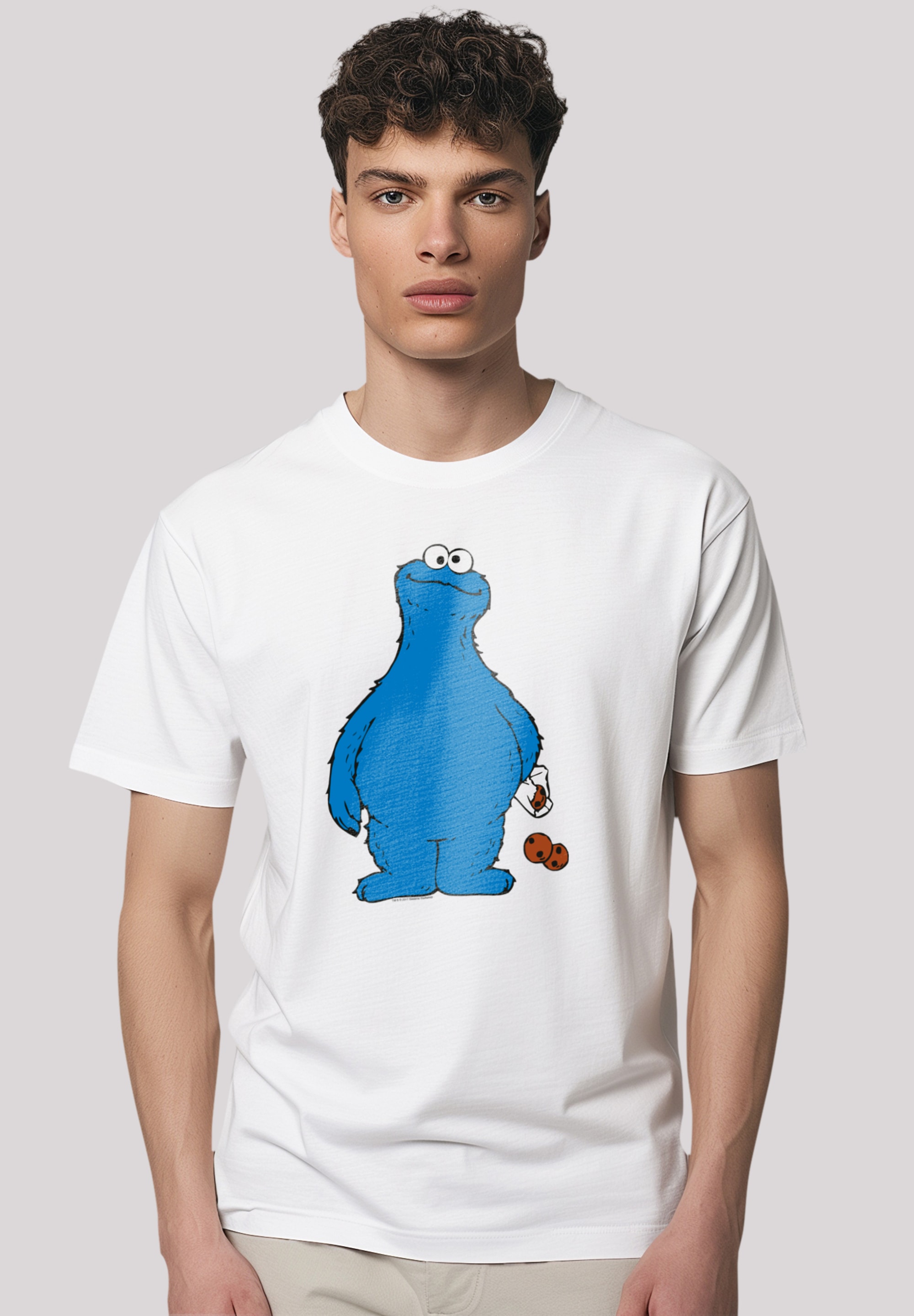 F4NT4STIC T-Shirt "Sesamstraße Cookie Thief", Premium Qualität günstig online kaufen