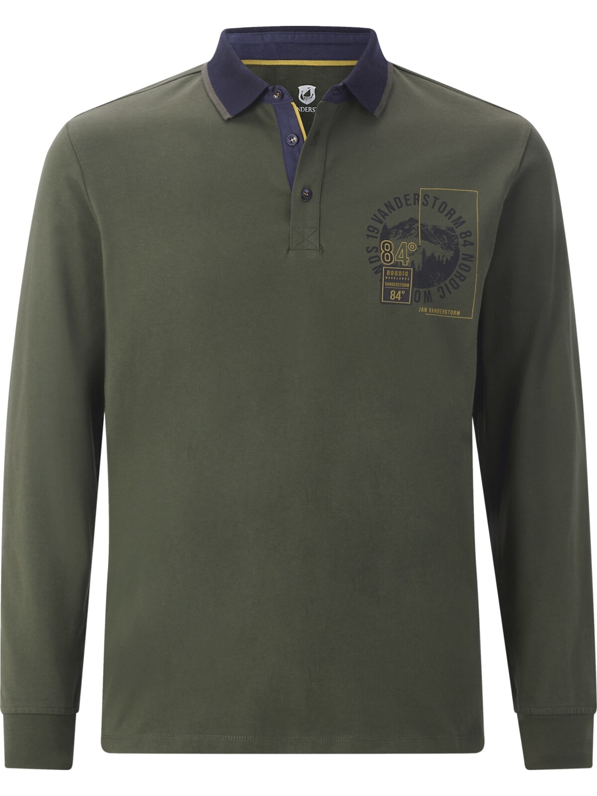 Jan Vanderstorm Langarm-Poloshirt »Langarm-Poloshirt OLSLAND«