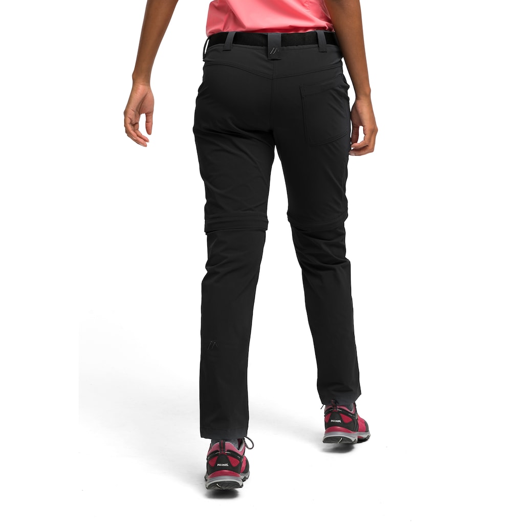 Maier Sports Funktionshose »Inara slim zip«, Damen Wanderhose, zipp-off Outdoor-Hose, 4 Taschen, Slim Fit