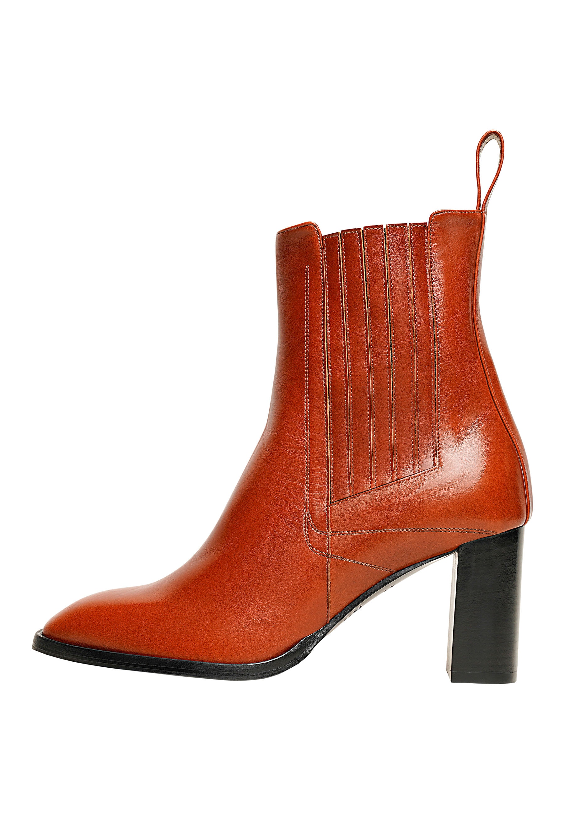 Henry Stevens Schlupfboots "Mia CB1 Businessschuh", Damen Chelsea Boots Leder handgefertigt, Stiefelette mit Absatz