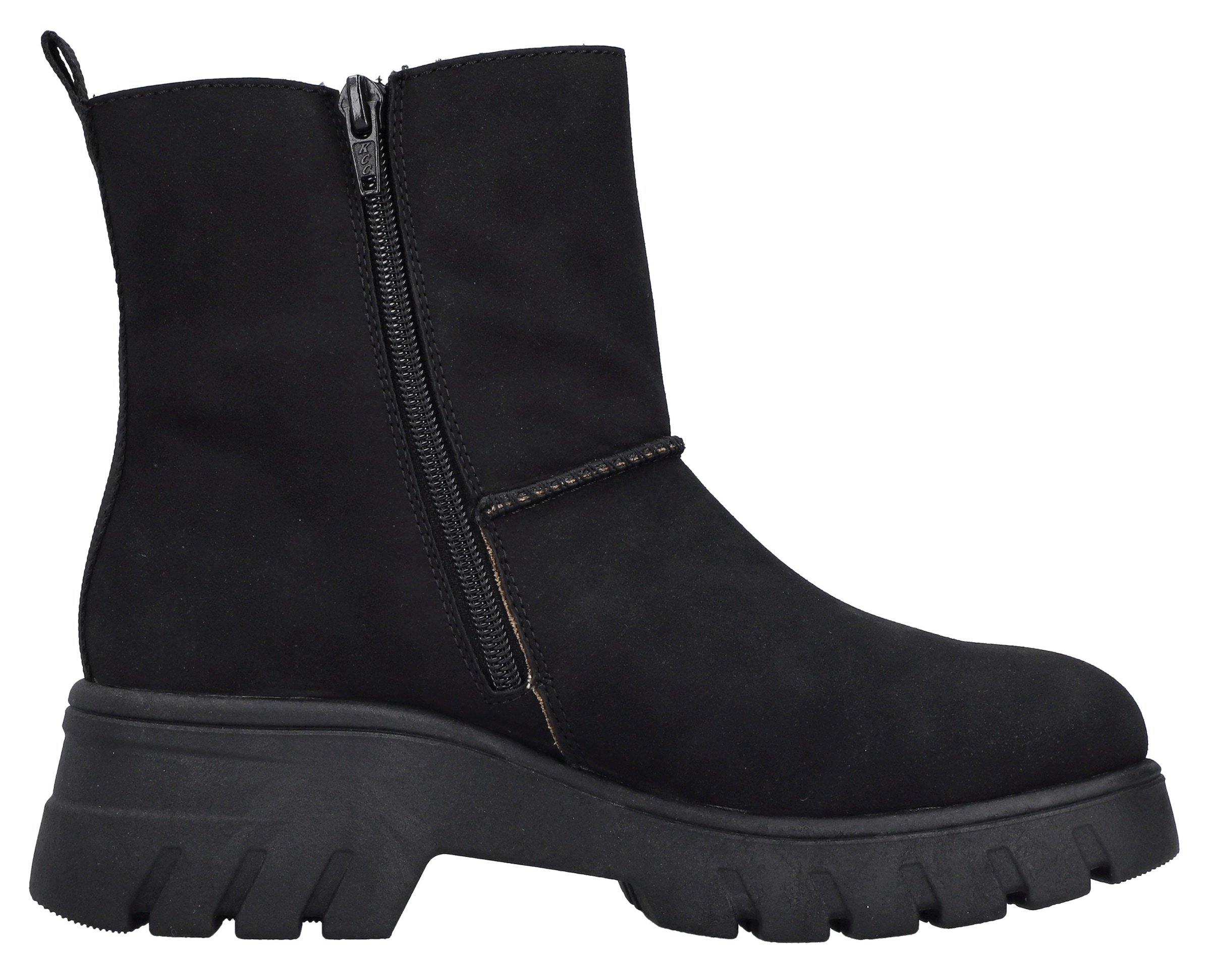 Rieker Winterboots, Plateauboots, Stiefelette, Profilsohle, mit Warmfutter