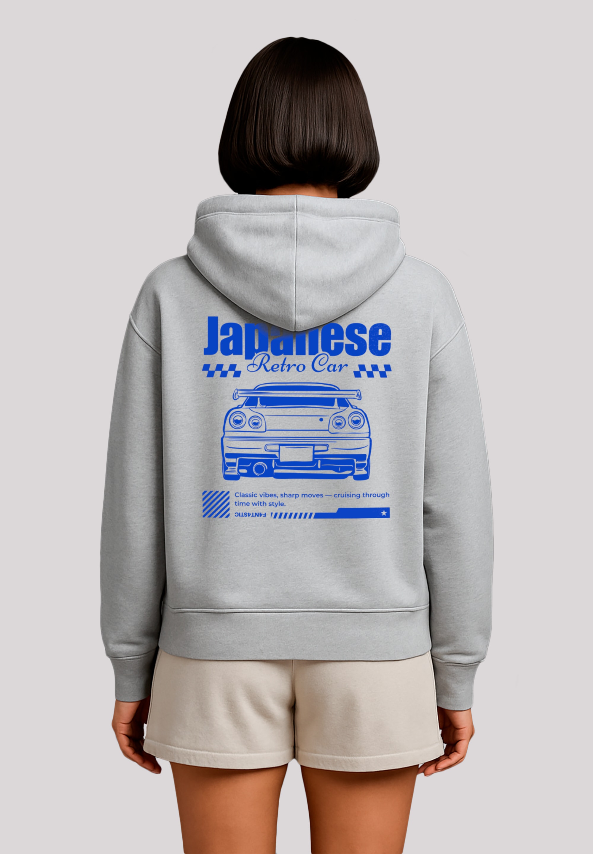 F4NT4STIC Kapuzenpullover »Retro Car Japanese Streetstyle«, Japan Streetwear Styles
