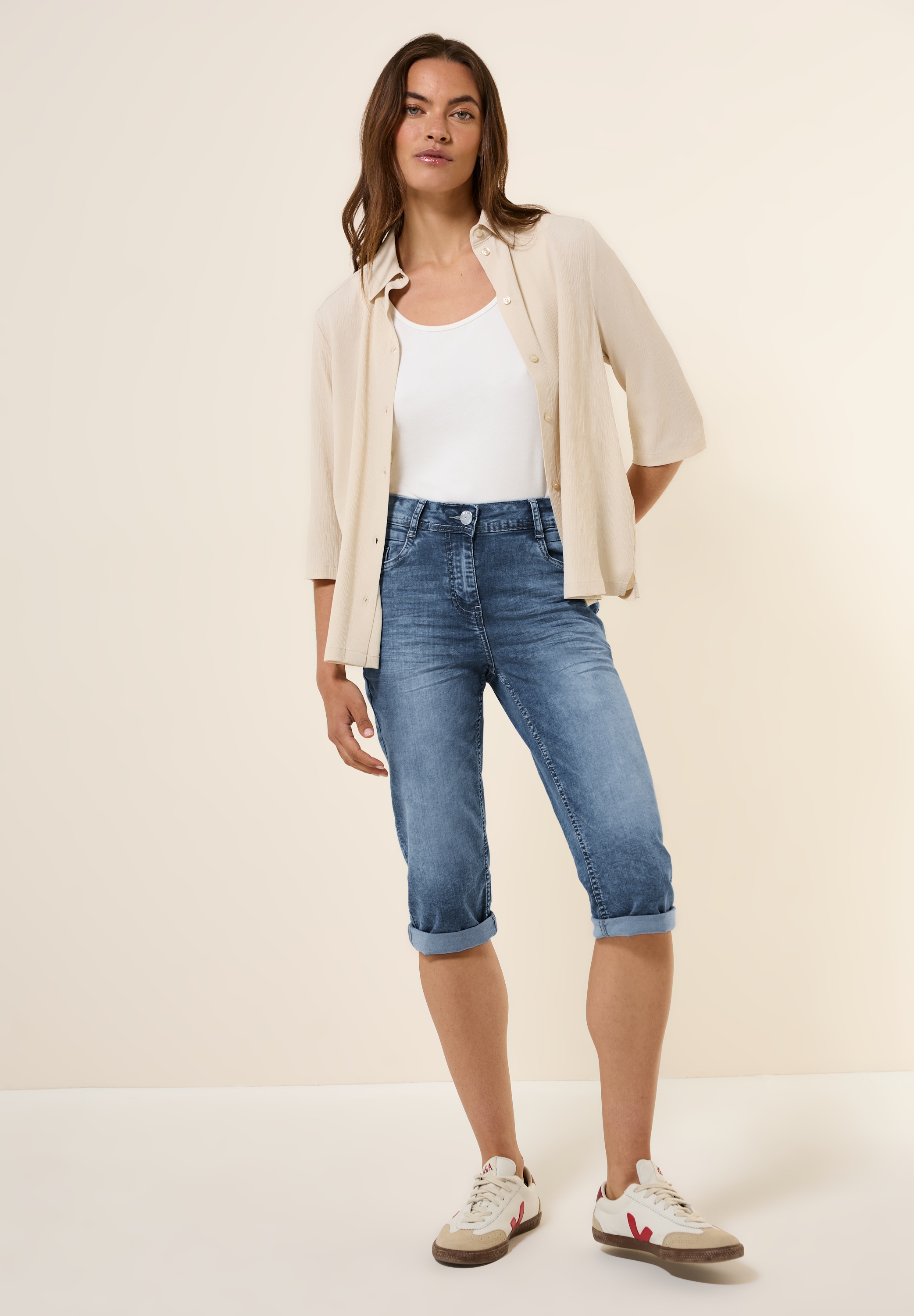 Cecil Slim-fit-Jeans, 5-Pocket-Style