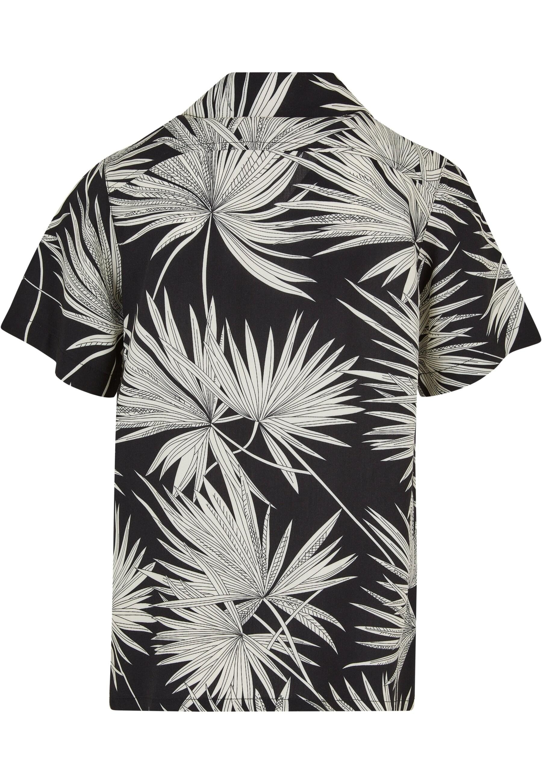 URBAN CLASSICS Kurzarmshirt »Urban Classics Herren Frond Resort Shirt«, (1 tlg.)