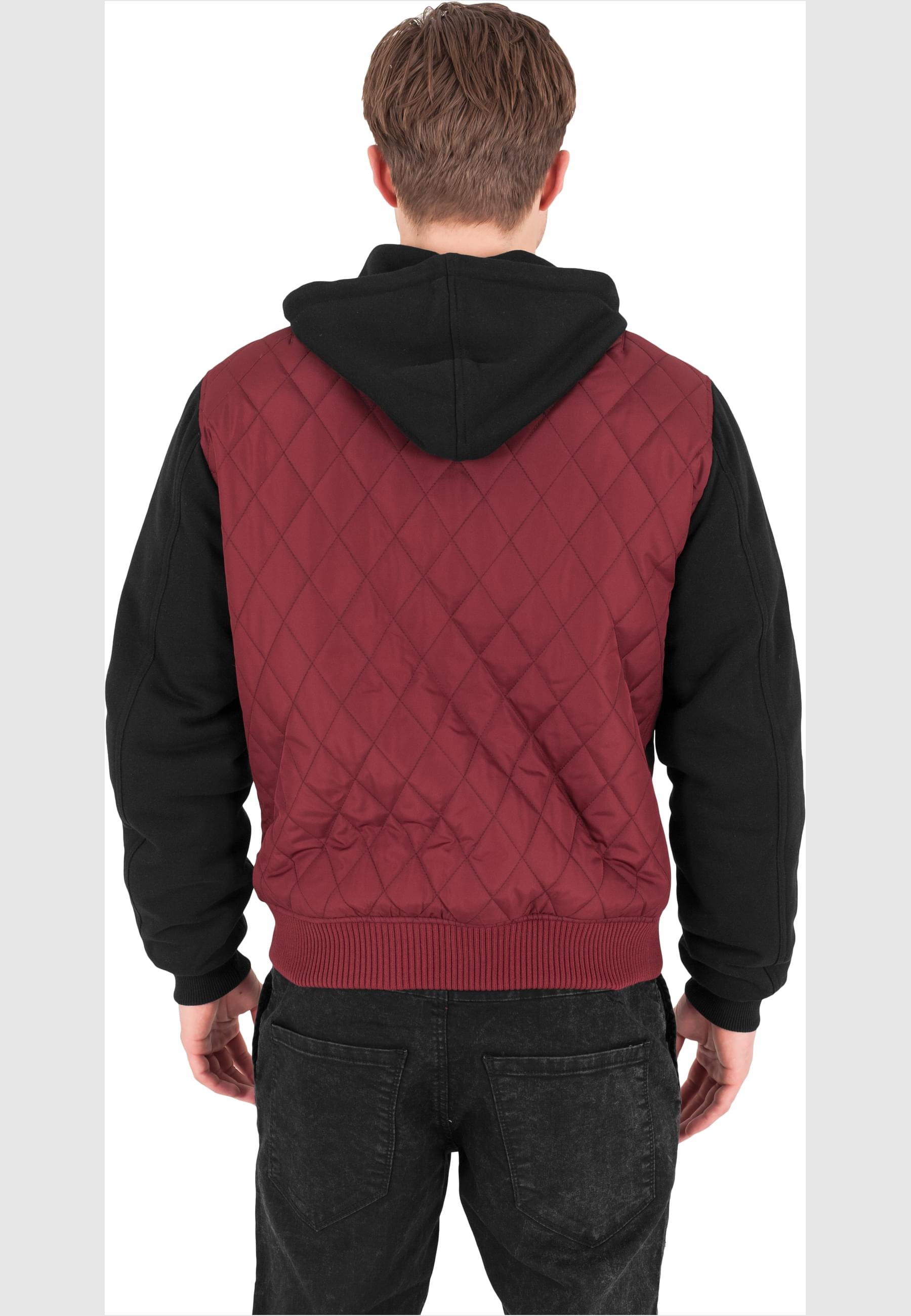 URBAN CLASSICS Allwetterjacke »Urban Classics Herren Hooded Diamond Quilt Nylon Jacket«, (1 St.), mit Kapuze