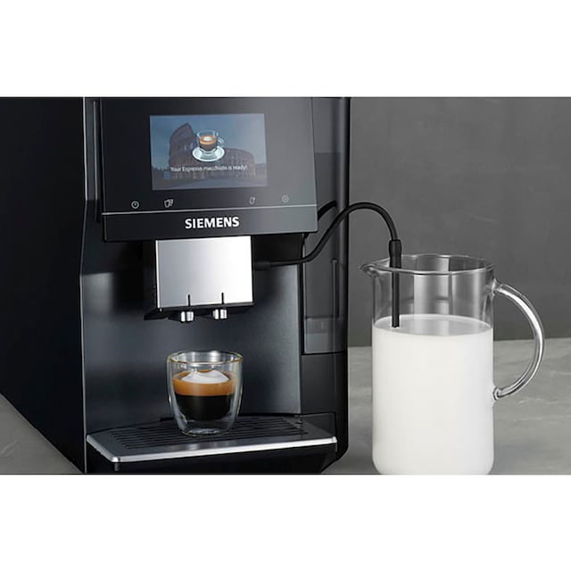 SIEMENS Kaffeevollautomat »EQ700 classic TP707D06«, Full-Touch-Display, bis  15 Profile speicherbar, Milchsystem-Reinigung | BAUR