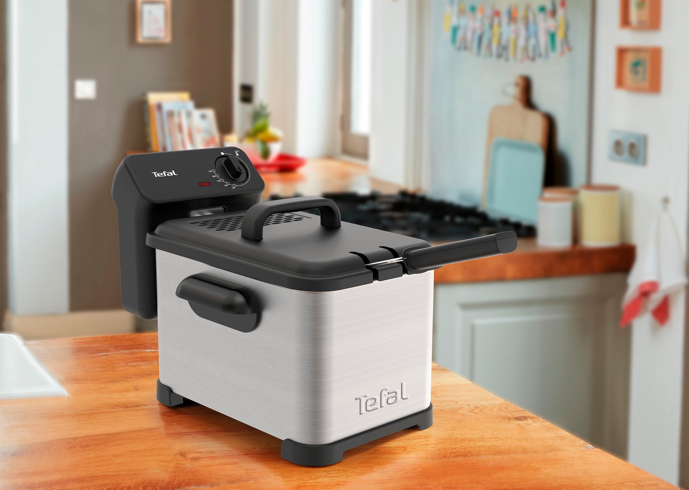 Tefal Fritteuse »FR5030 Family Pro Access«, 3000 W, Fassungsvermögen 4 l, 4 L, mit Öl, Ölbehälter herausnehmbar, Kühlzonen-Technologie