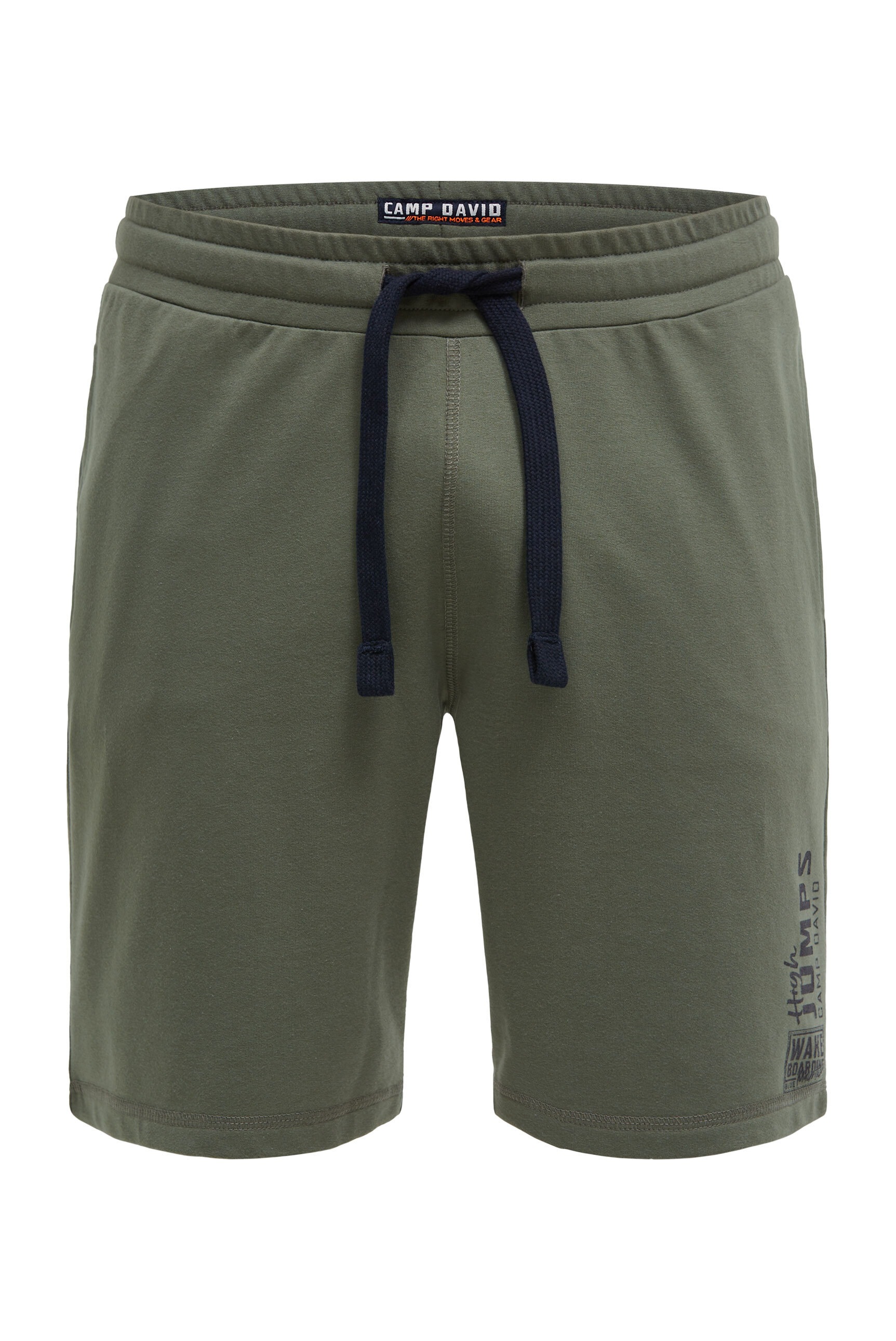 CAMP DAVID Sweatshorts  mit Elastikbund & seitlichen Taschen