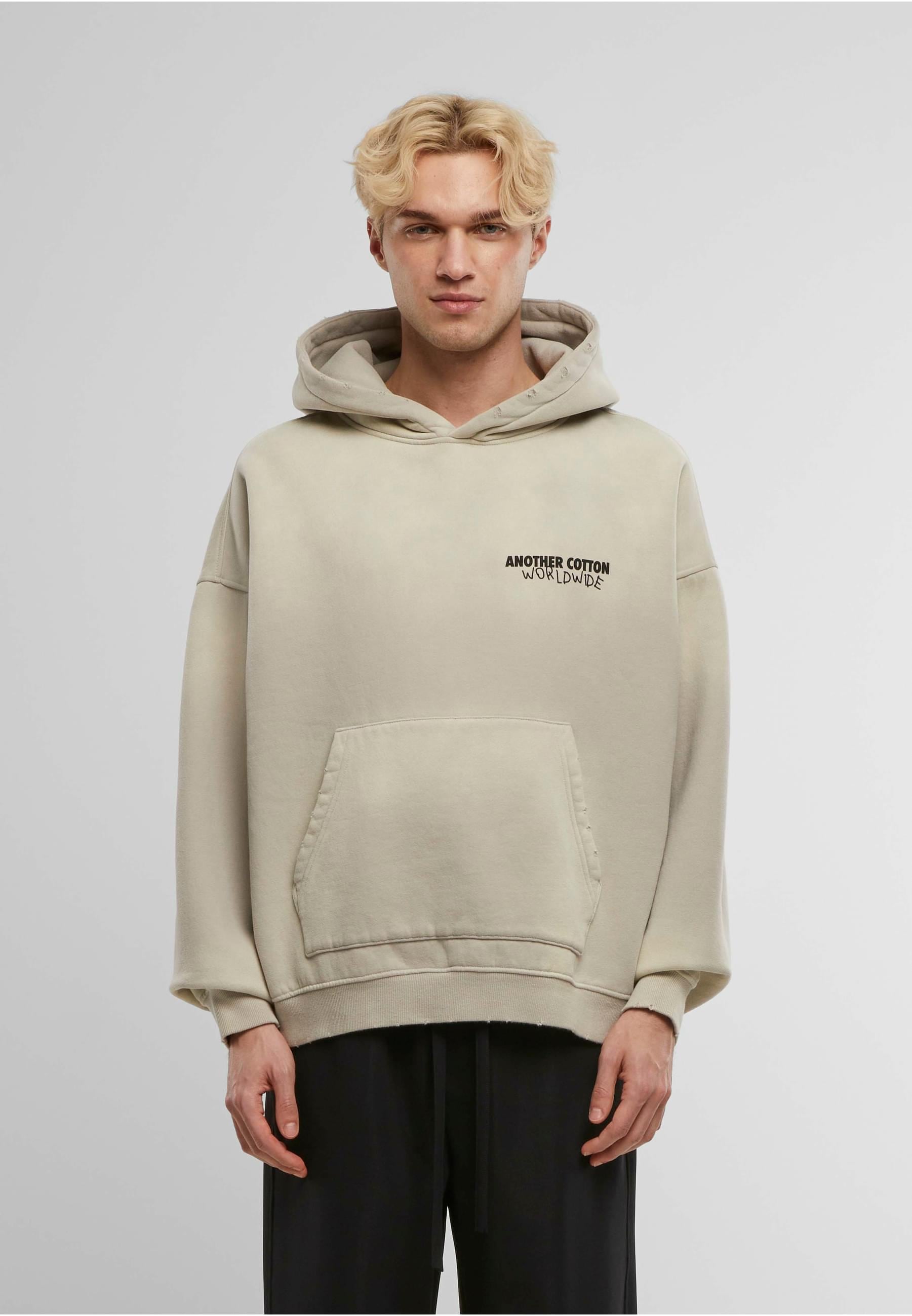 Another Cotton Lab Kapuzensweatshirt »Another Cotton Lab Getaway Oversized Washed Hoodie«, (1 tlg.)