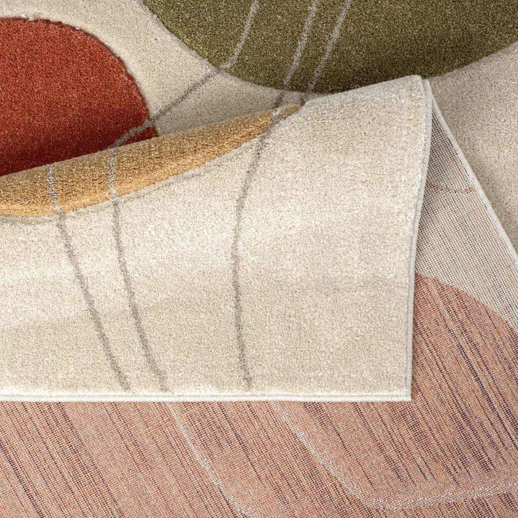 Carpet City Teppich »BONITO 7158«, rechteckig, 11 mm Höhe, Läufer, Flachflor, Hochtief-Muster/ 3D-Effekt, Geo-Muster, Wohnzimmer