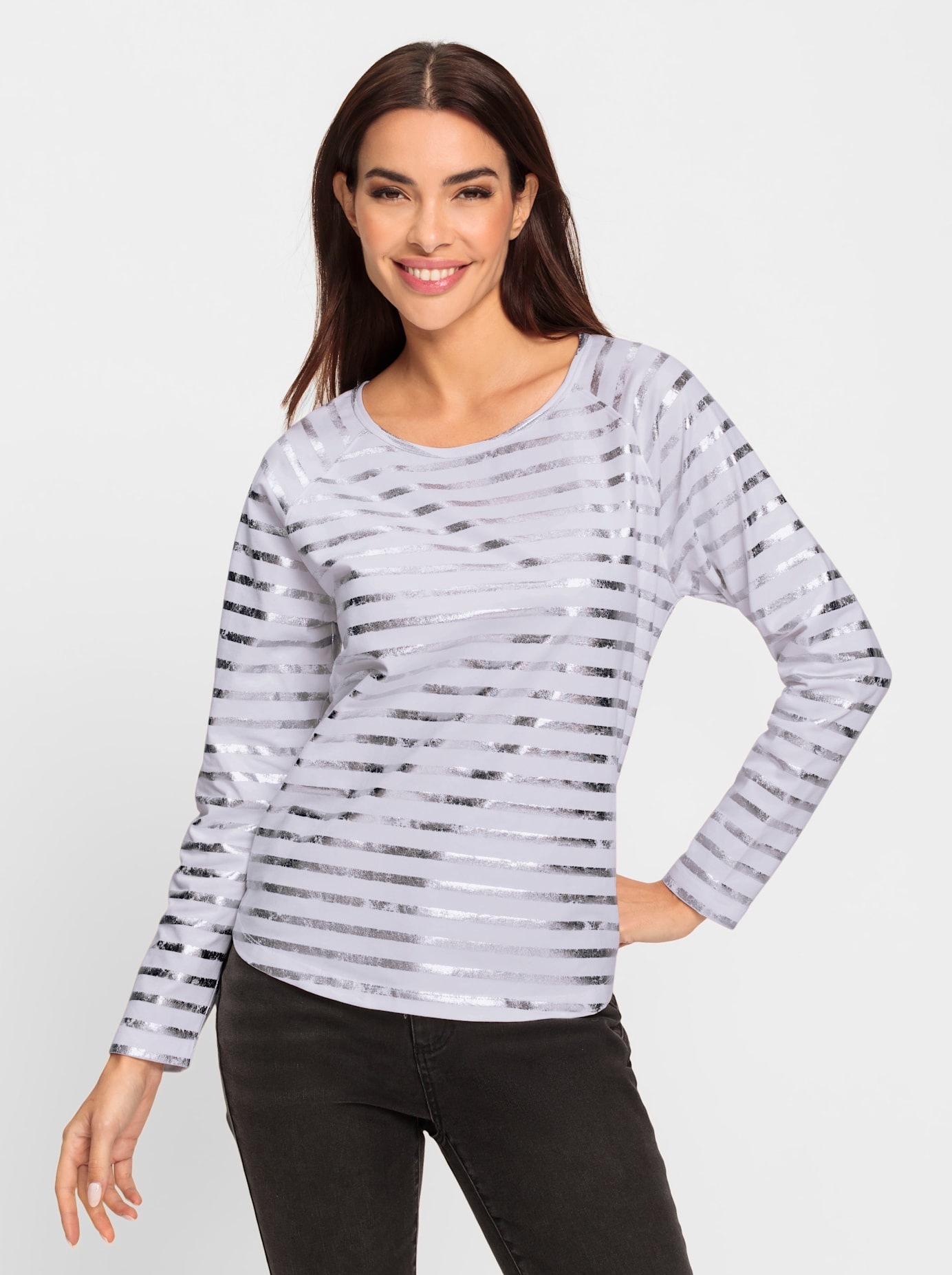 heine Langarmshirt "Shirt", 1 Stk. günstig online kaufen