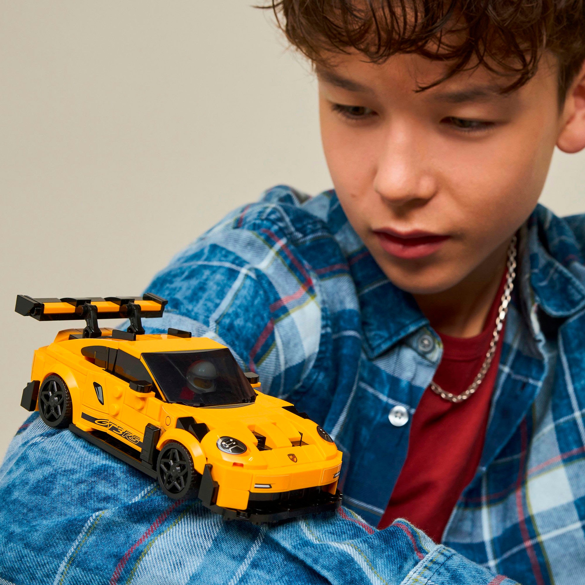LEGO® Konstruktionsspielsteine »Porsche 911 GT3 RS Supersportwagen (77239), LEGO Speed Champions«, (348 St.), Made in Europe